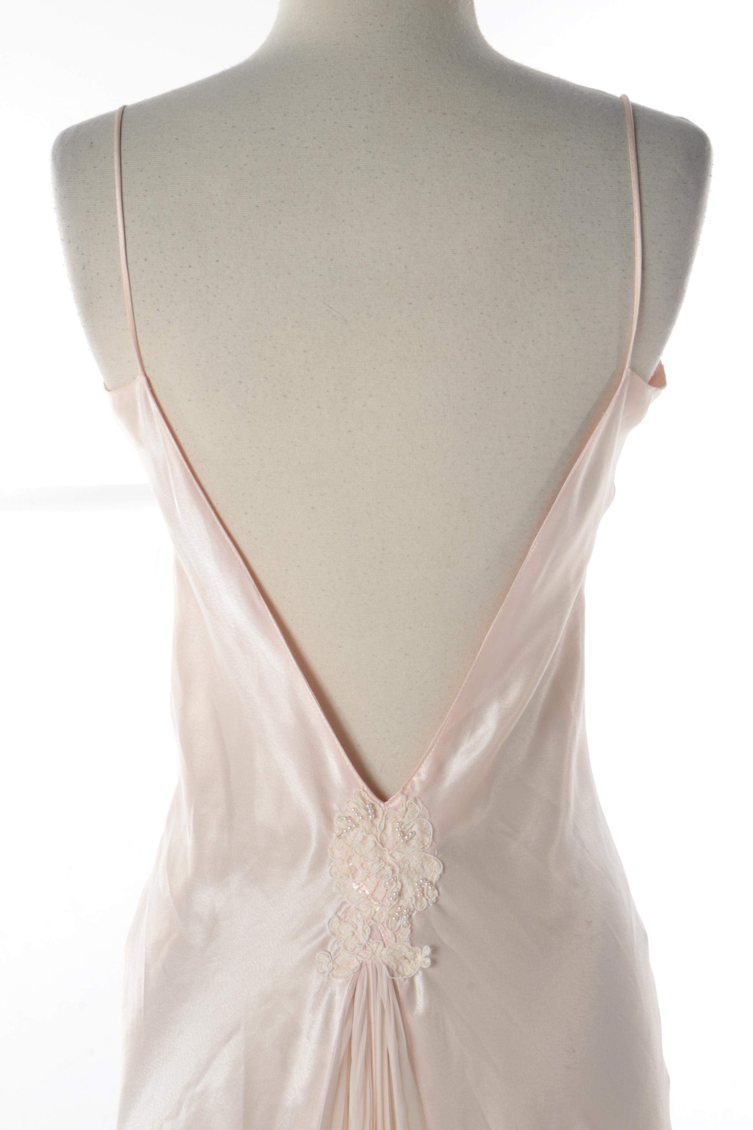 Vintage Jonquil by Diane Samandi Pink Two-Piece Sleepwear Set