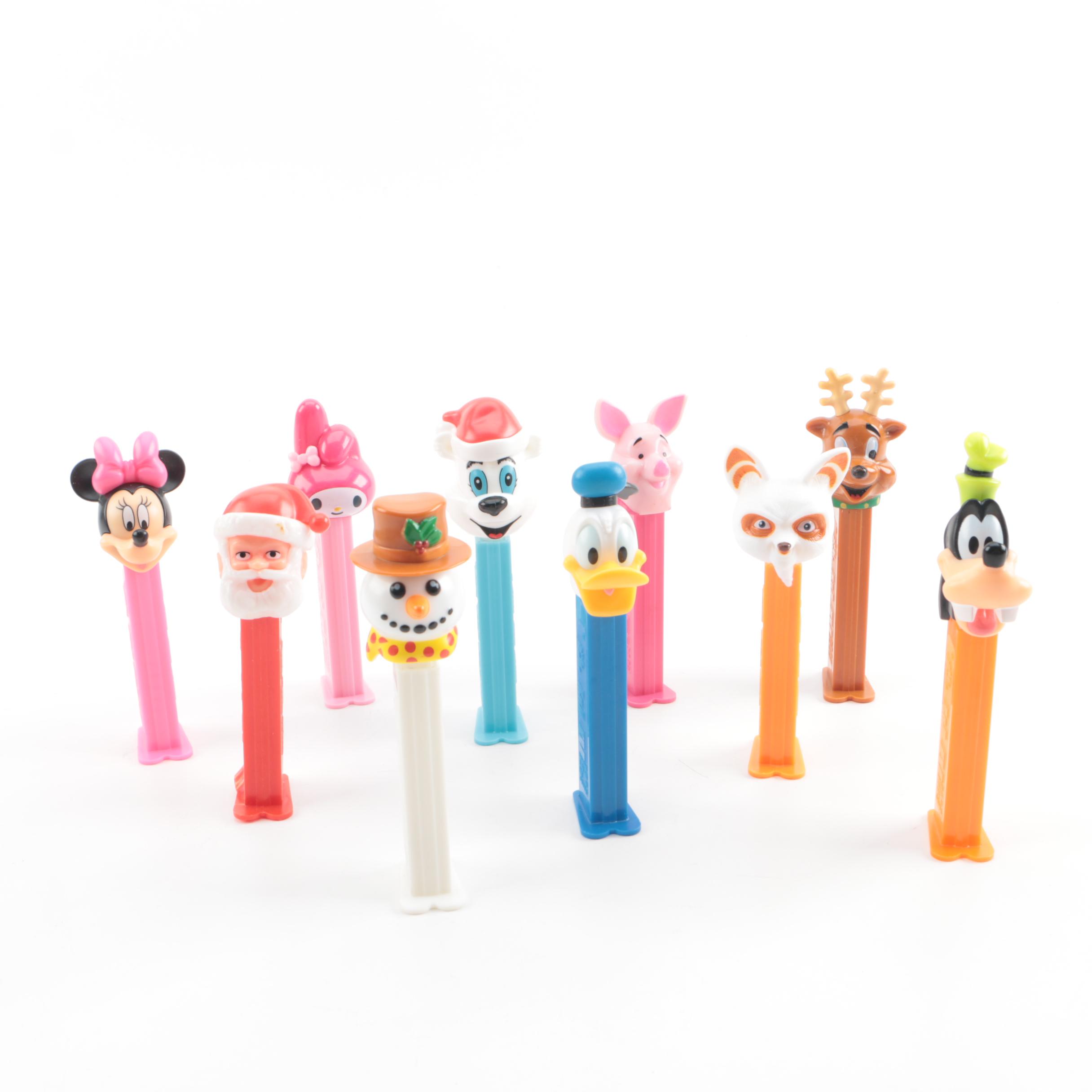 Disney and Holiday Themed PEZ Dispensers