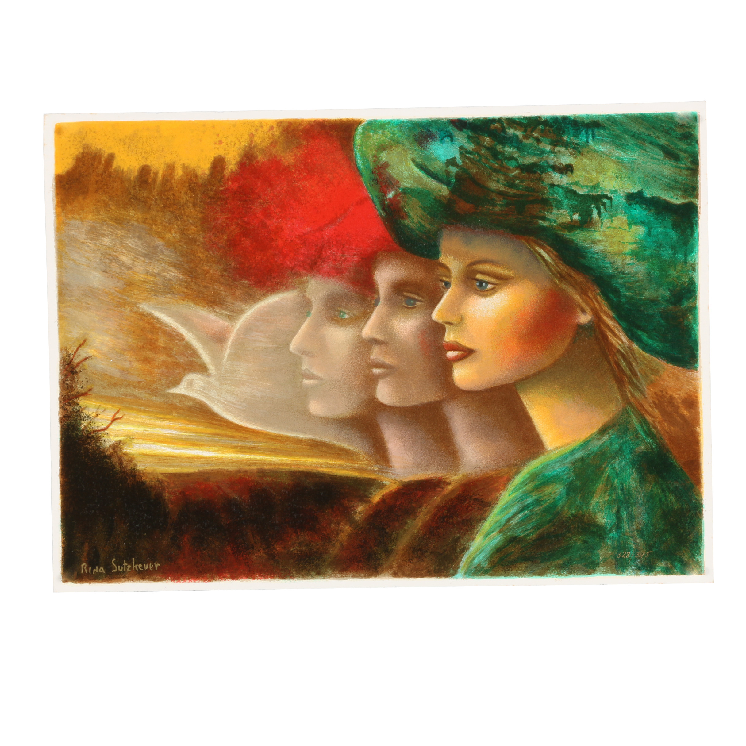 Rina Sutzkever Serigraph "Dream of Peace"