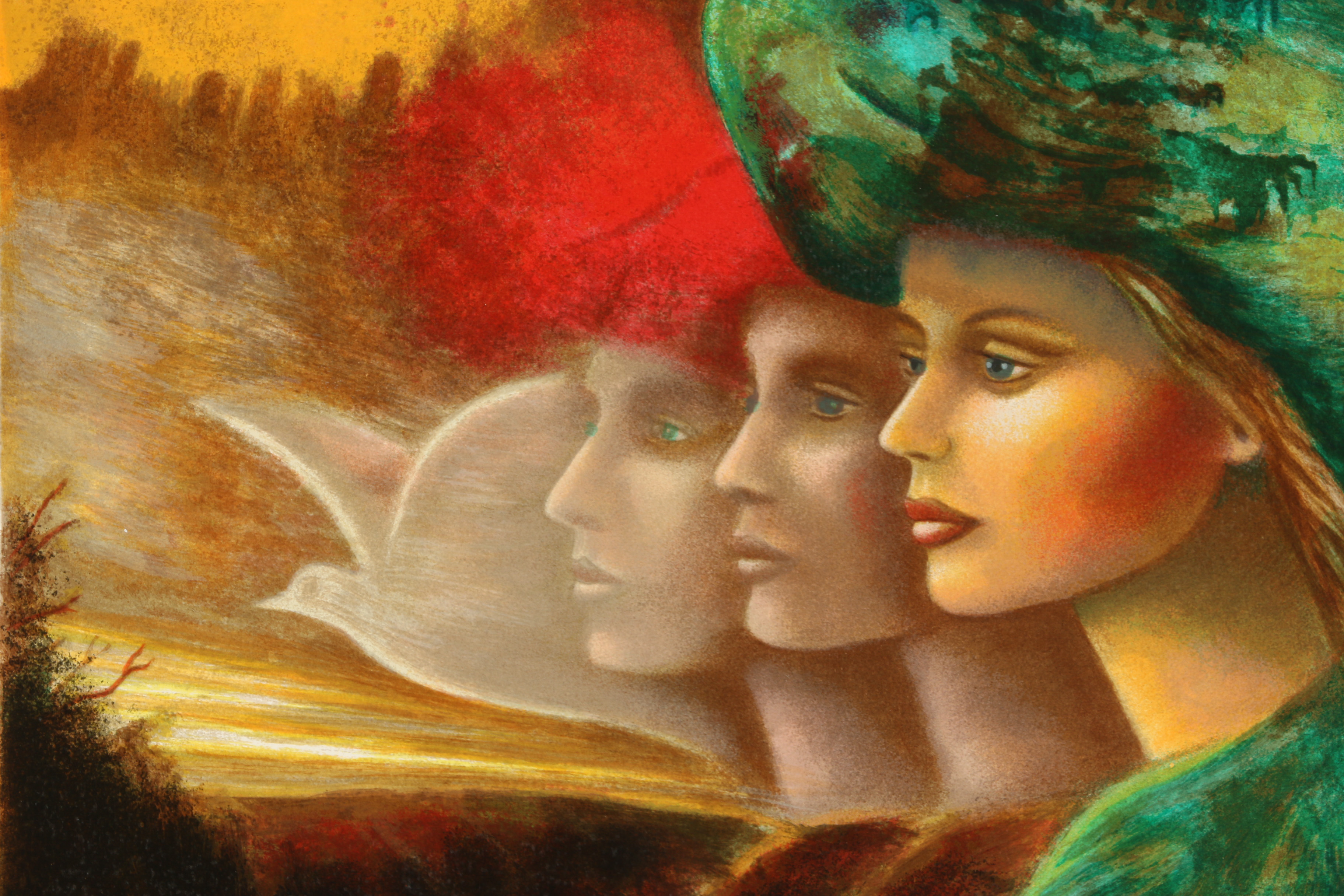 Rina Sutzkever Serigraph "Dream of Peace"