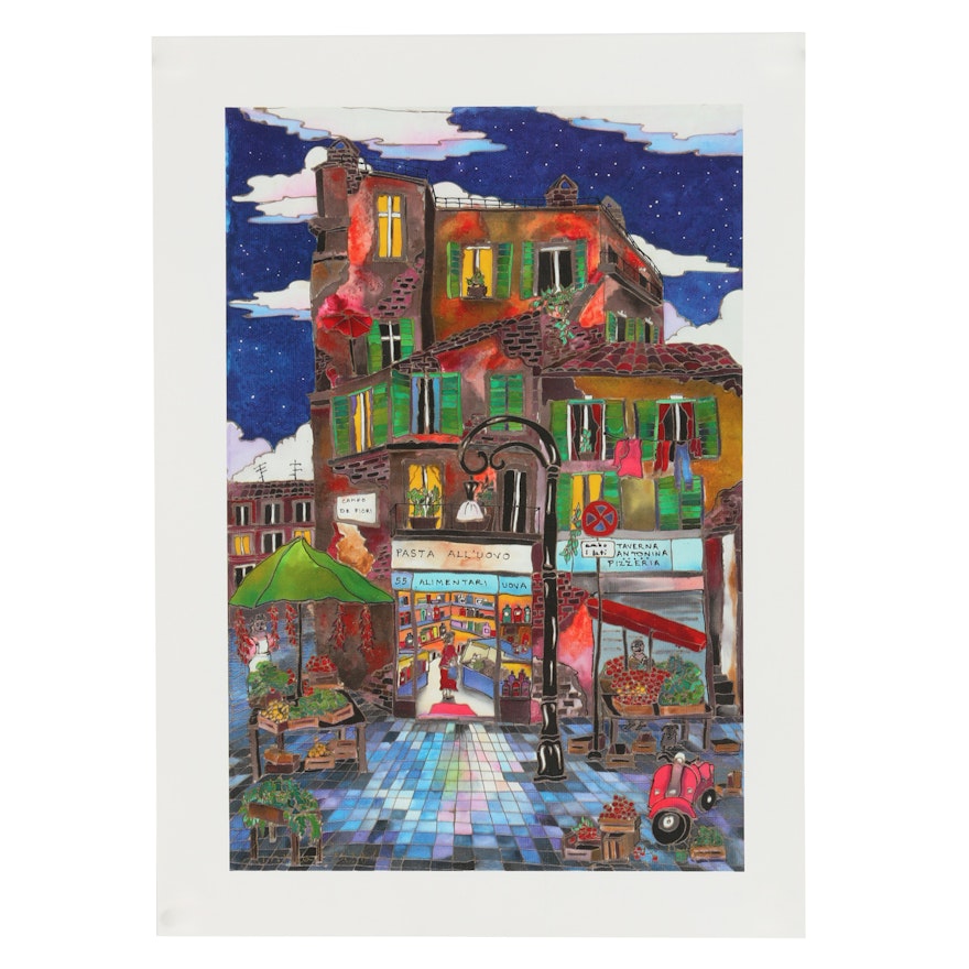 Linnea Pergola Giclée "Campo de Fiori"