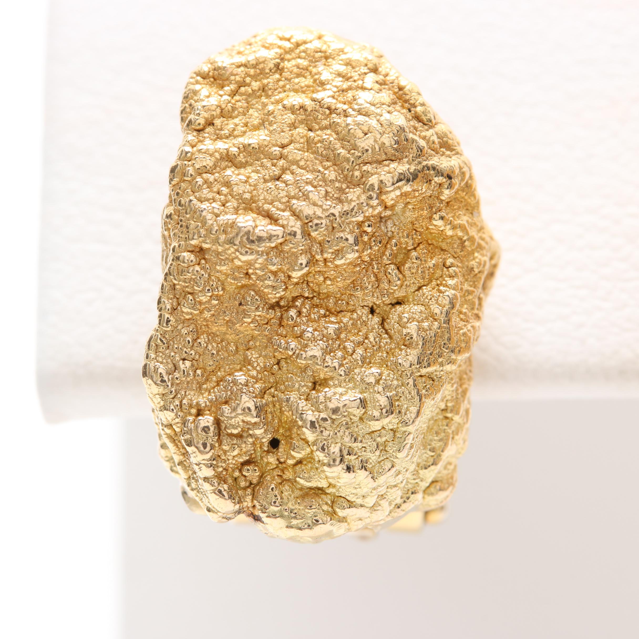 Roberto Coin 18K Yellow Gold Nugget Earrings