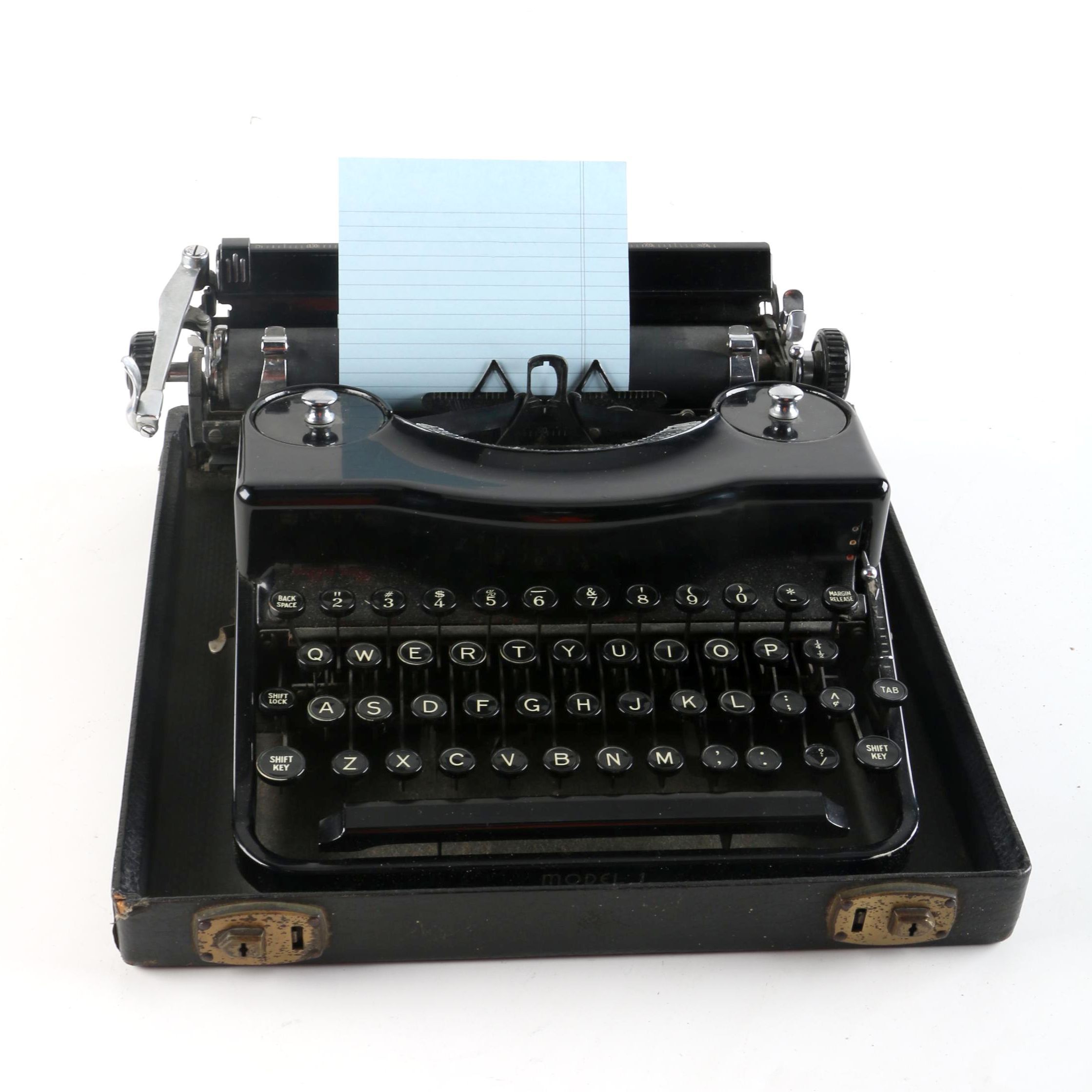 1940 Remington Rand Model 1 Portable Typewriter