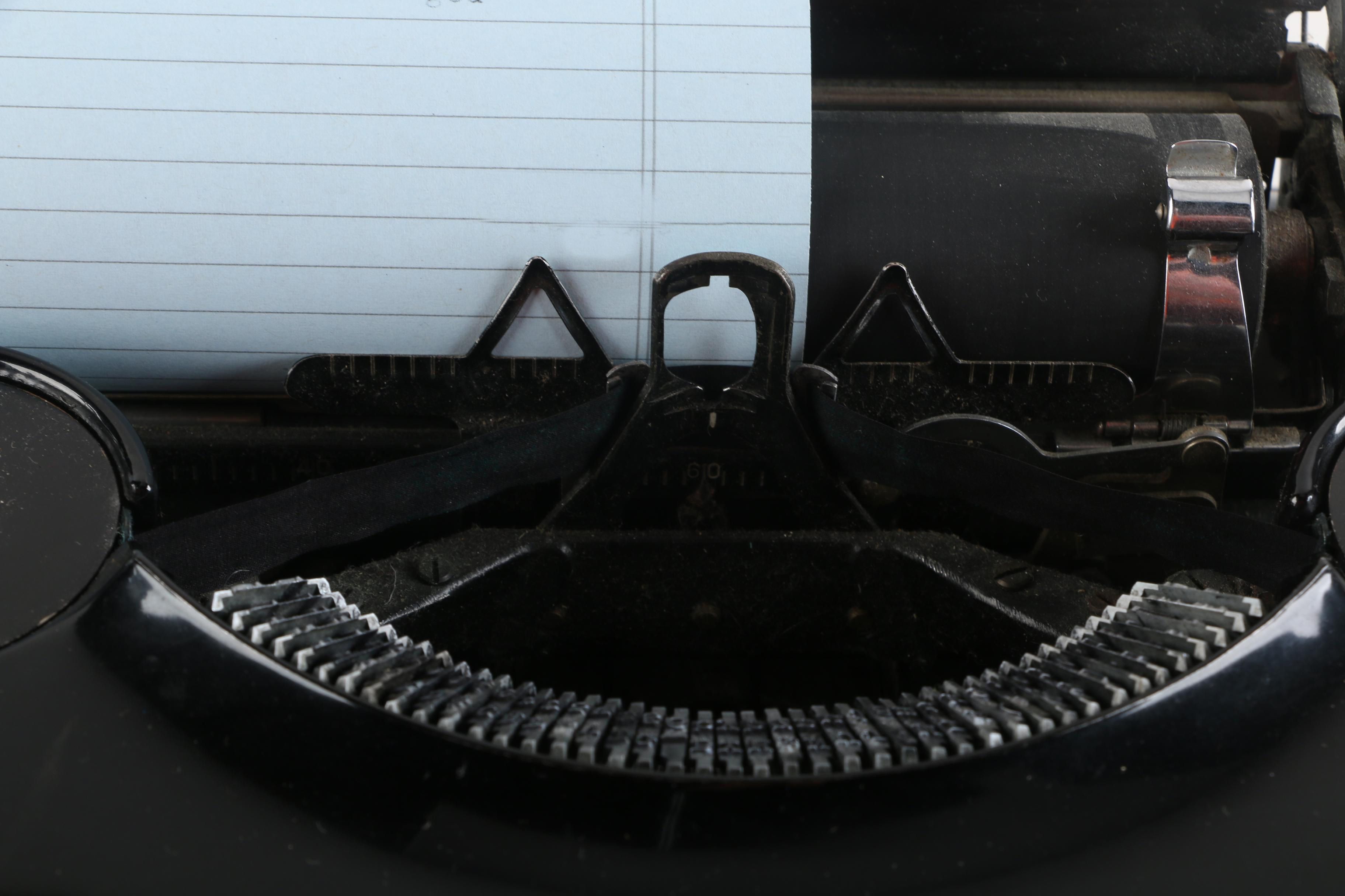 1940 Remington Rand Model 1 Portable Typewriter