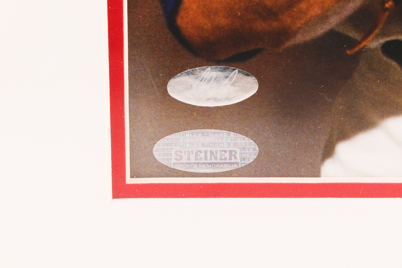 Nolan Ryan Signed Bloody Lip Photo  COA