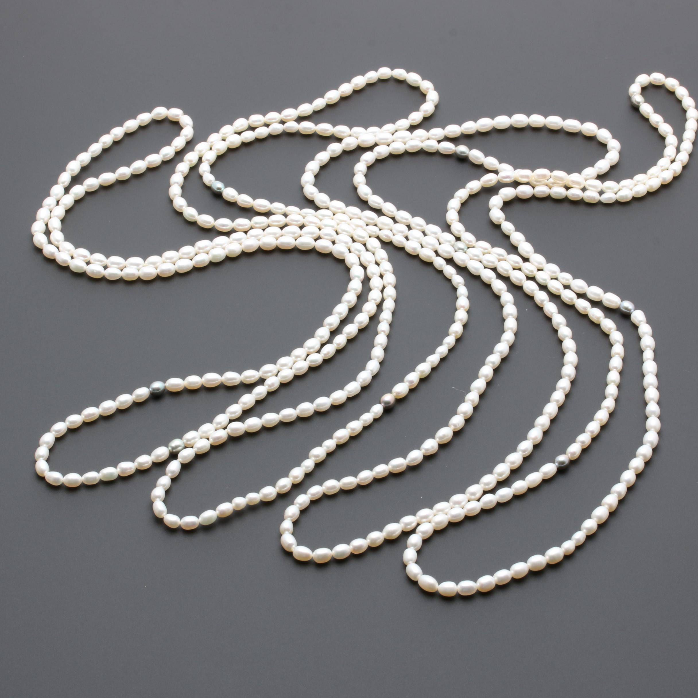 Cultured Pearl Endless Necklaces