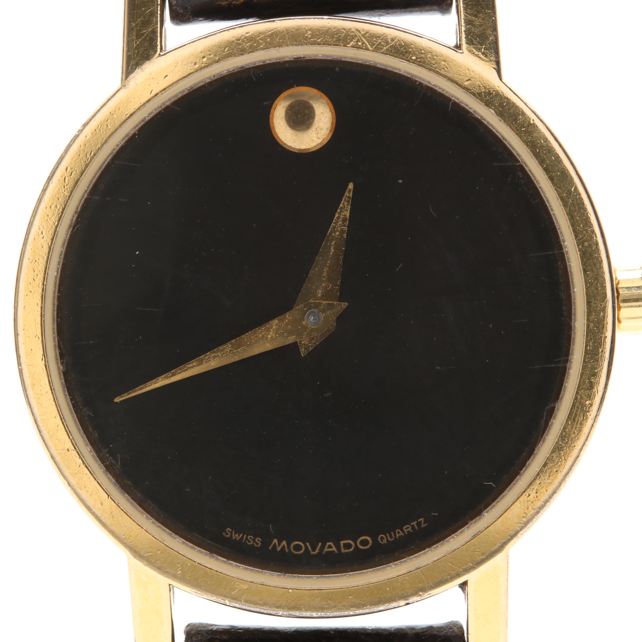 Movado Museum Classic Gold Tone Watch