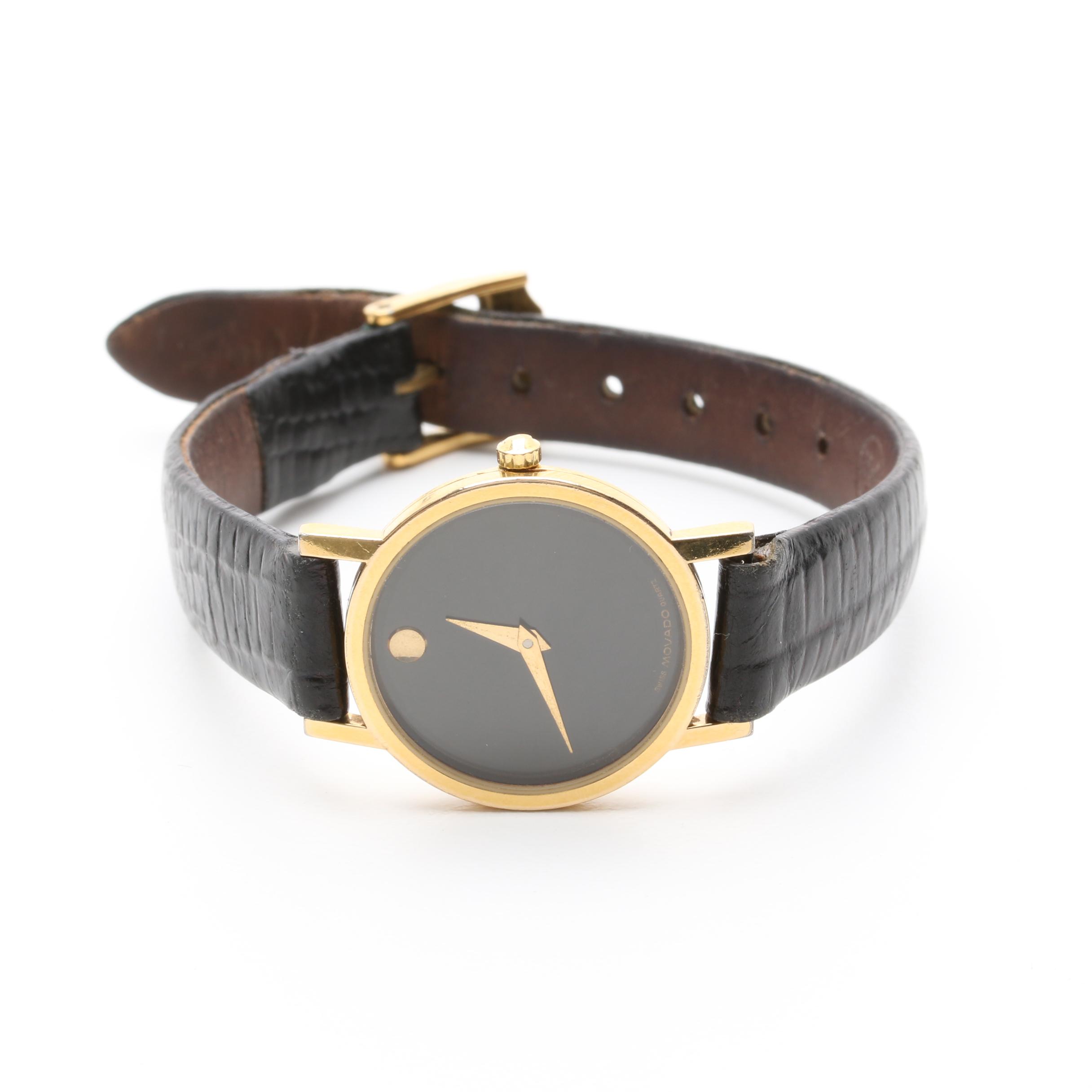 Movado Museum Classic Gold Tone Watch