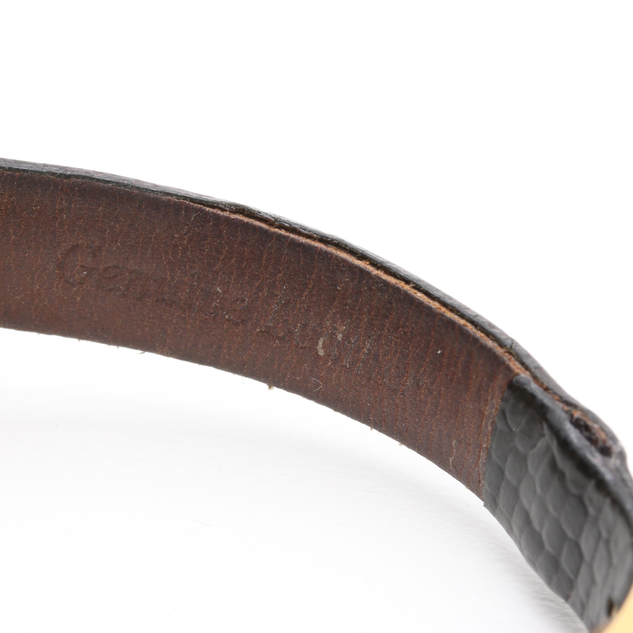 Movado Museum Classic Gold Tone Watch