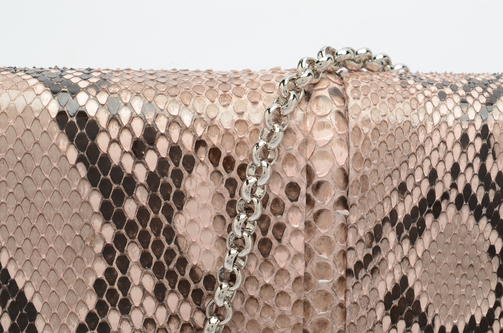 Tiffany & Co. Python Snakeskin Clutch Purse