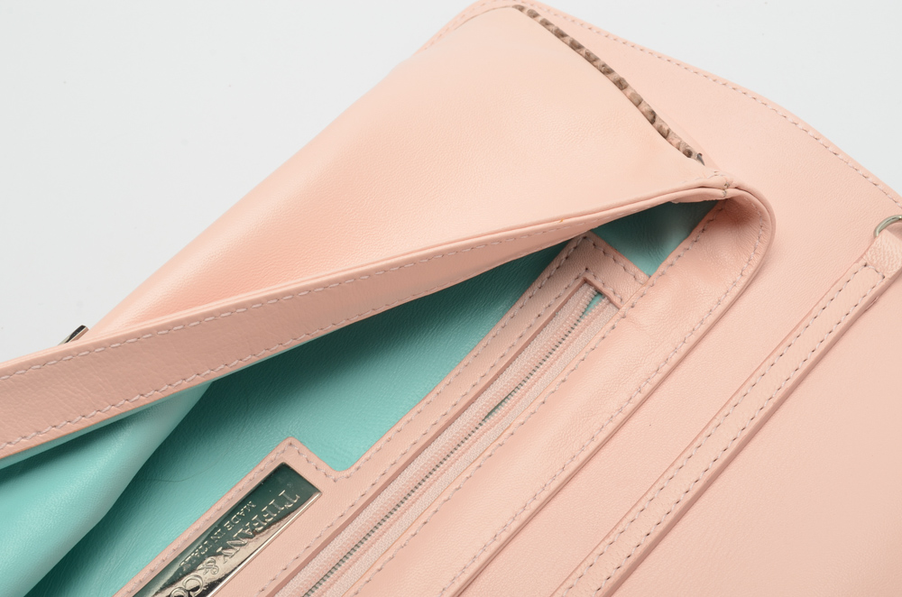 Tiffany & Co. Python Snakeskin Clutch Purse