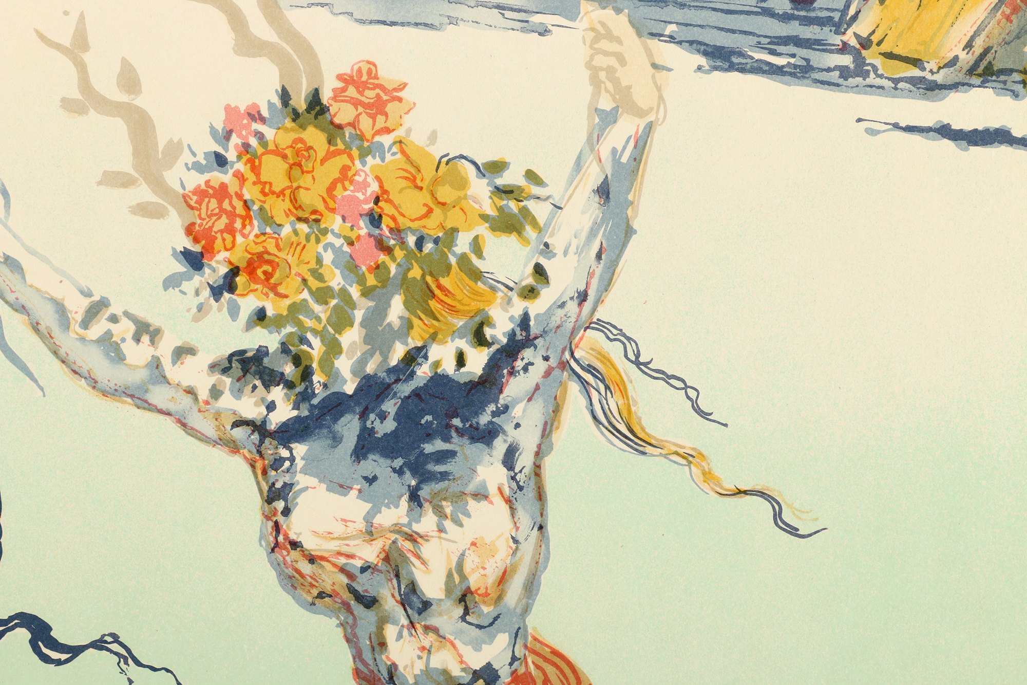 Salvador Dalí Lithograph "Daphne I"