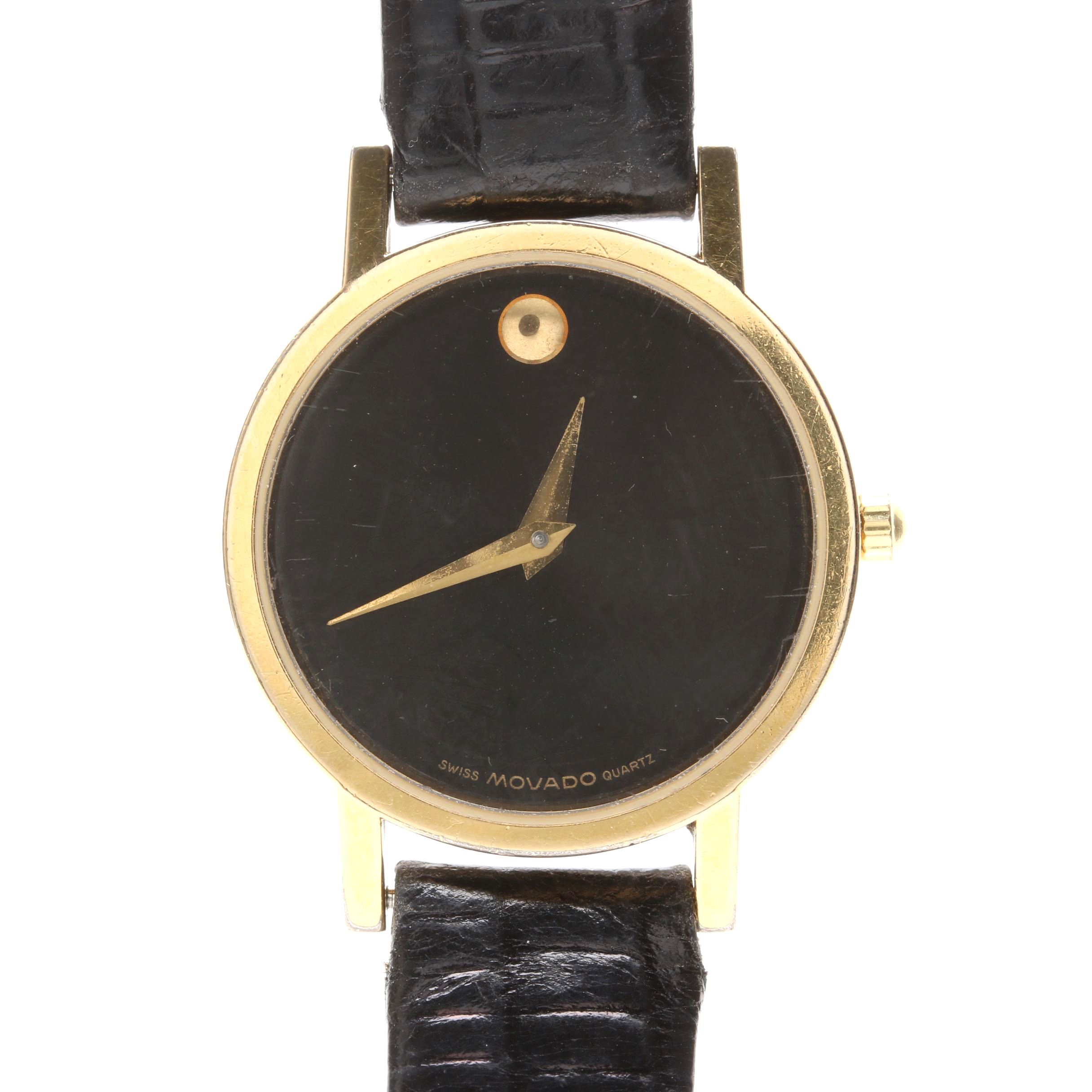 Movado Museum Classic Gold Tone Watch