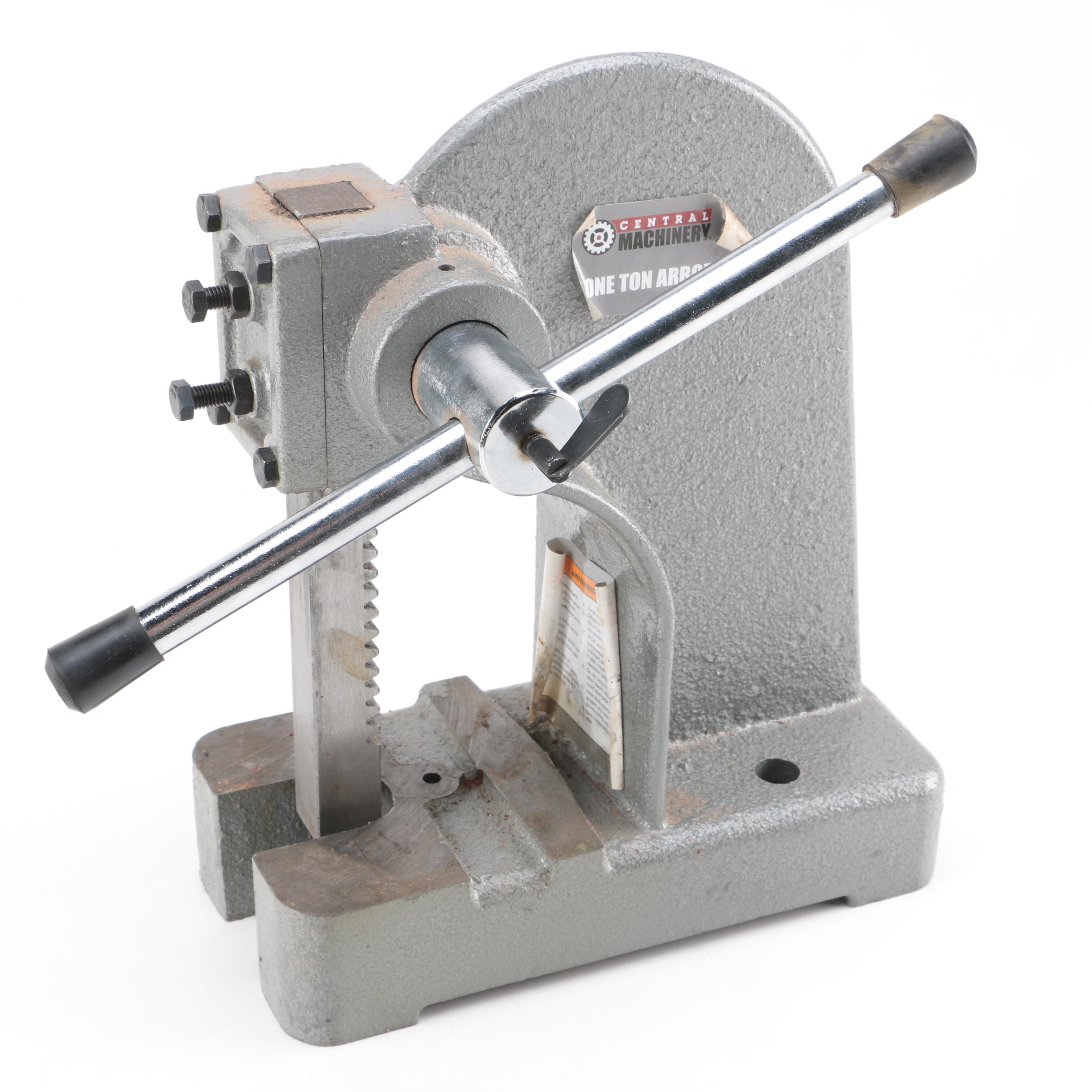 Central Machinery One Ton Arbor Press