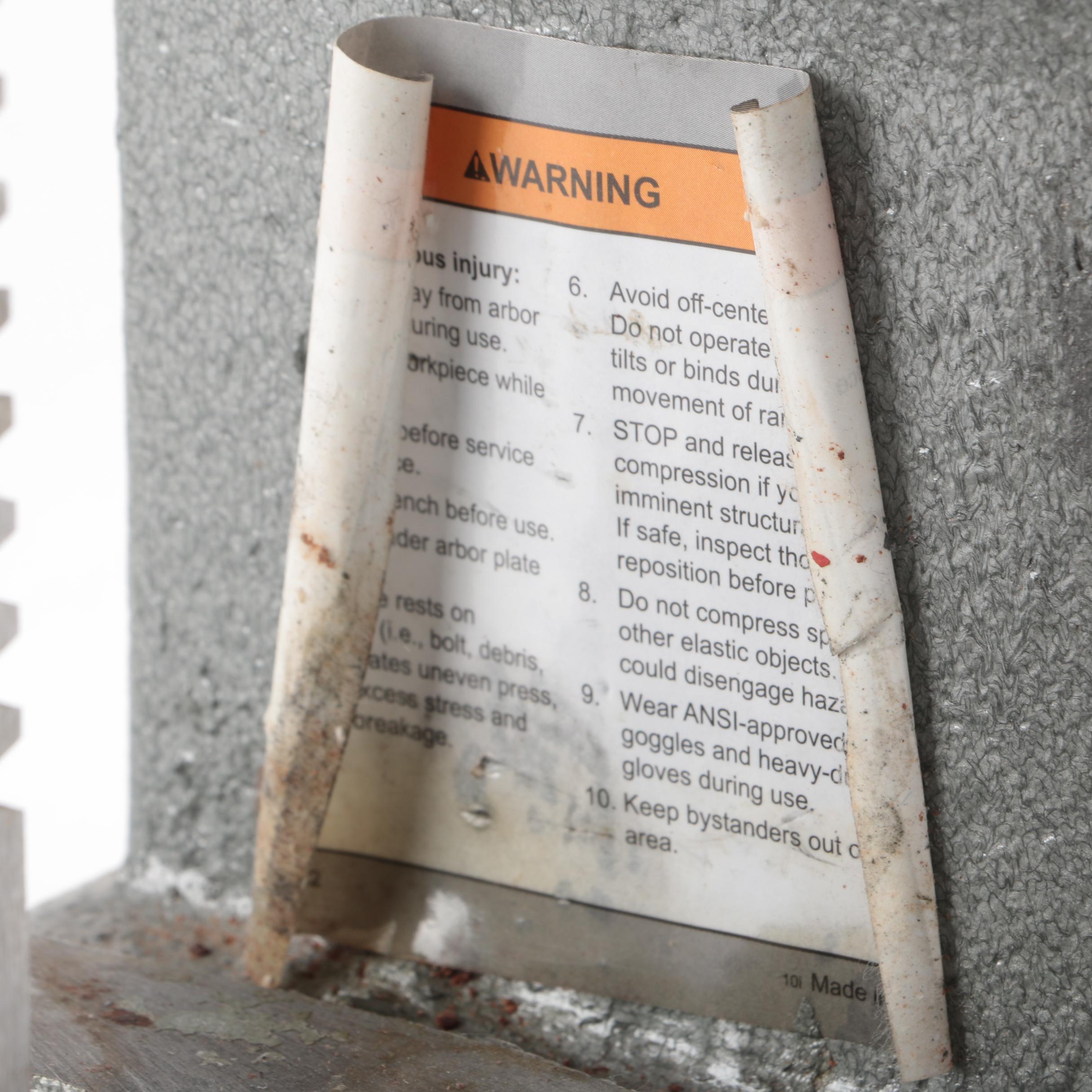 Central Machinery One Ton Arbor Press