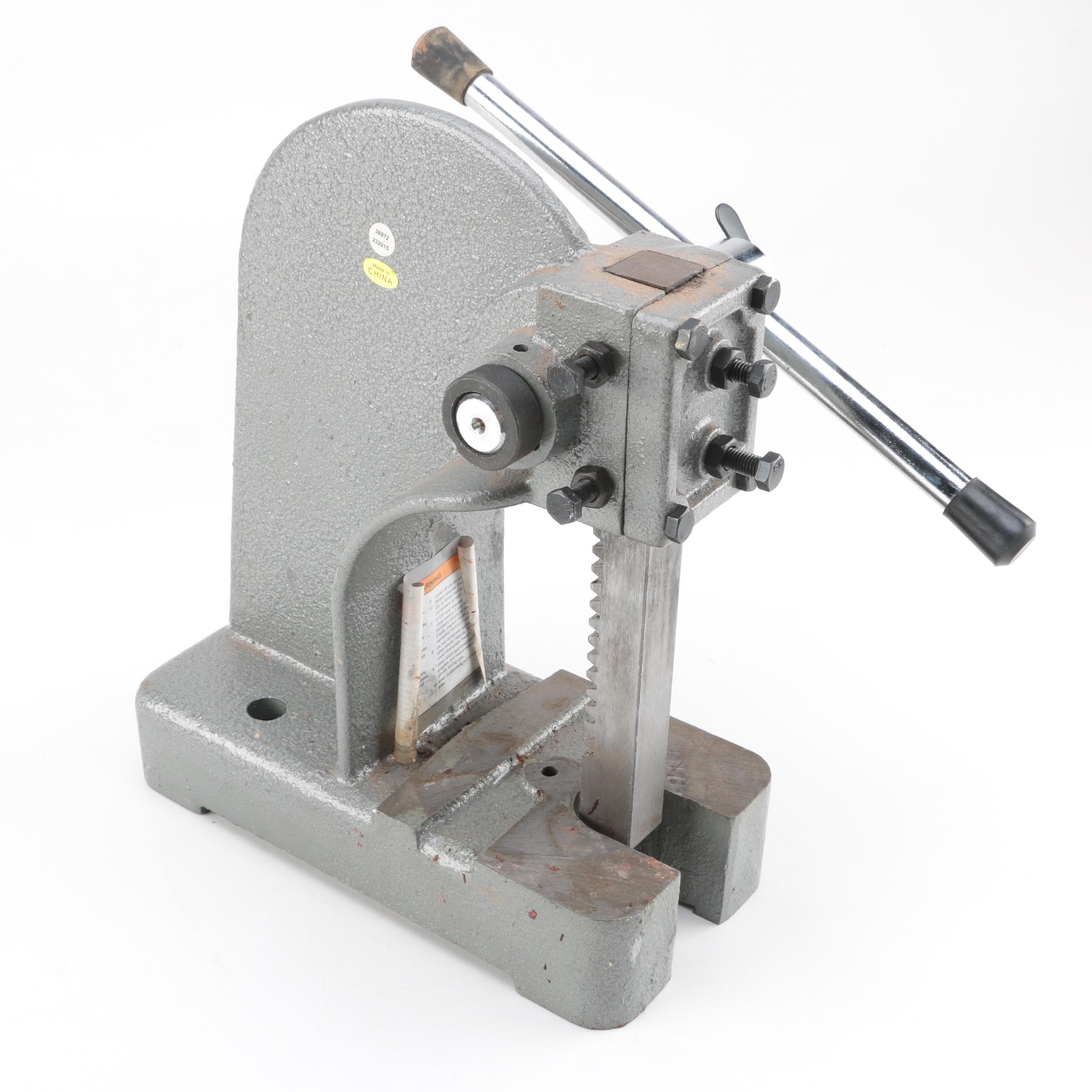 Central Machinery One Ton Arbor Press