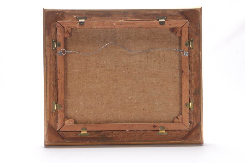 De Angelis Oil Landscape Painting on Canvas