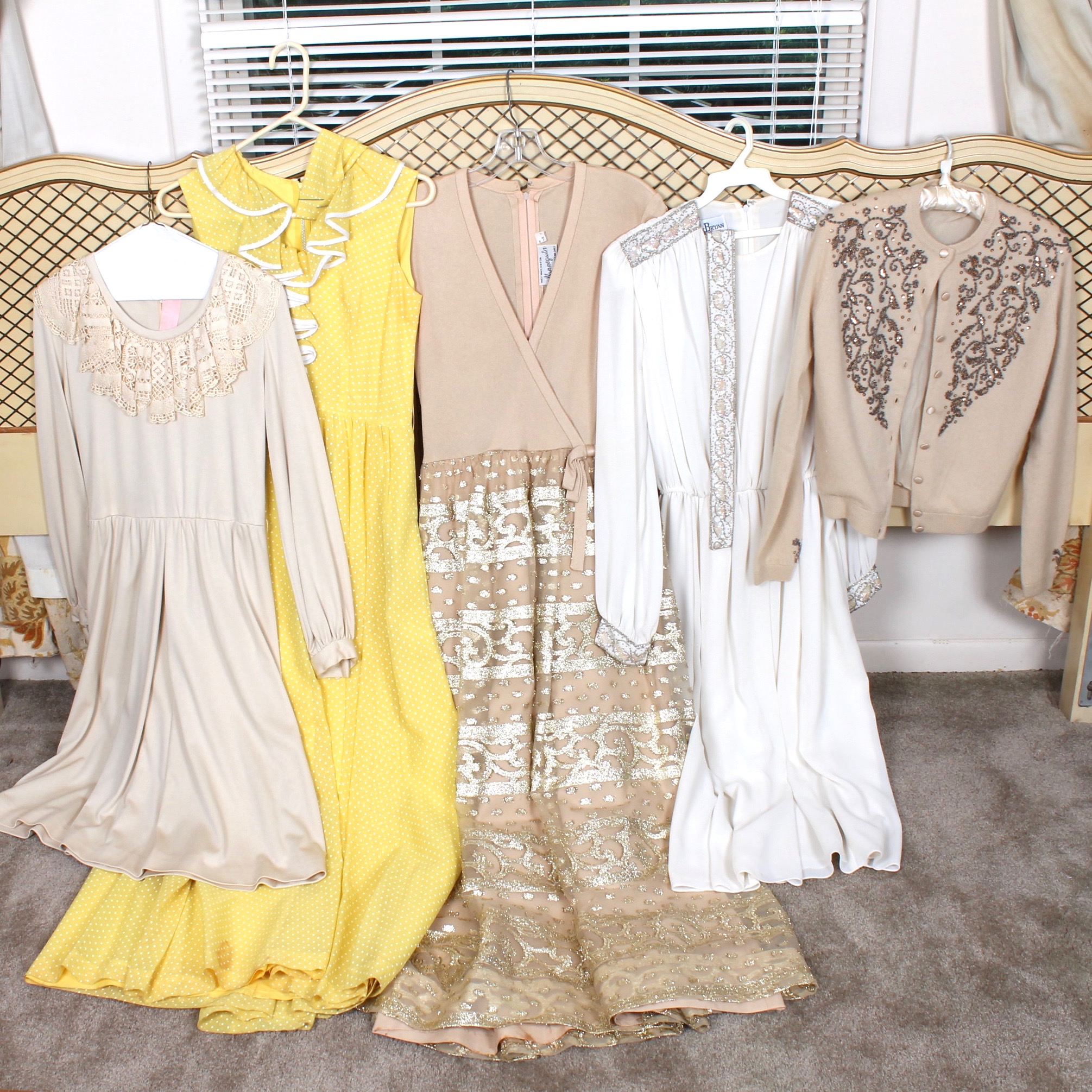 Women's Vintage Circa 1950s-70s Clothing Including Jack Bryan and Miss Elliette