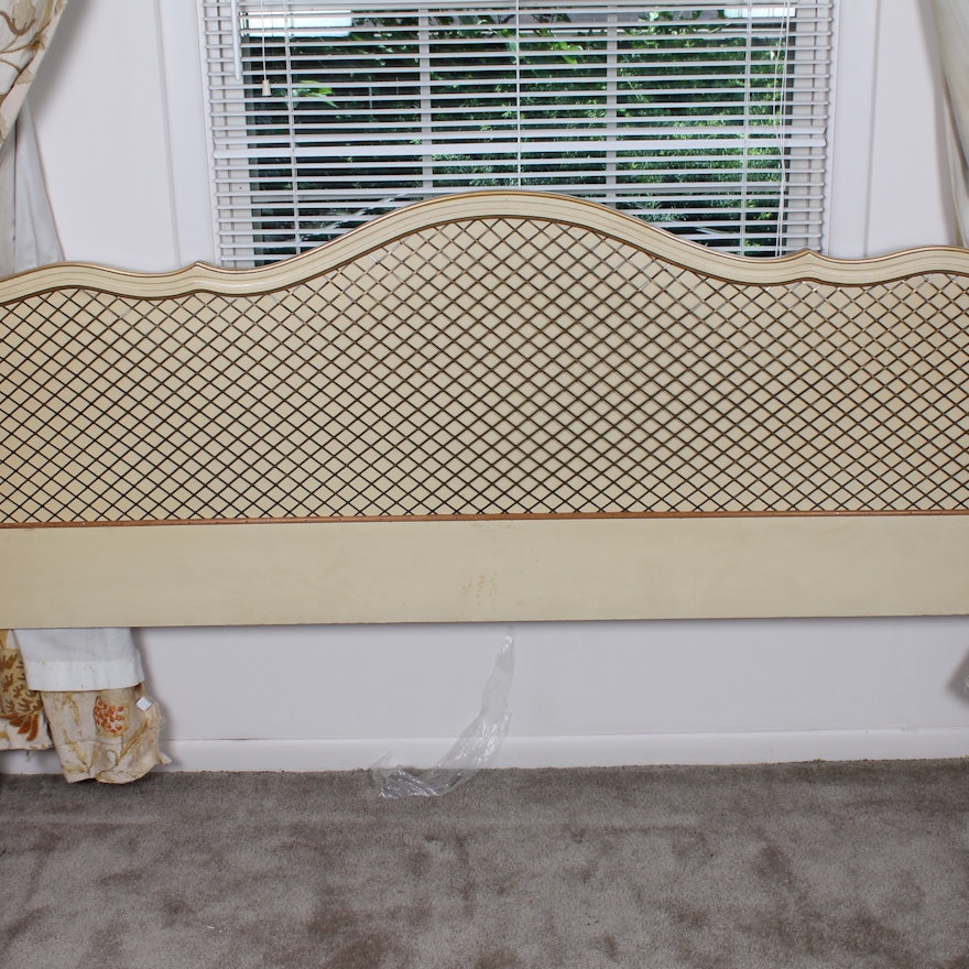 Henredon Painted Wood Headboard