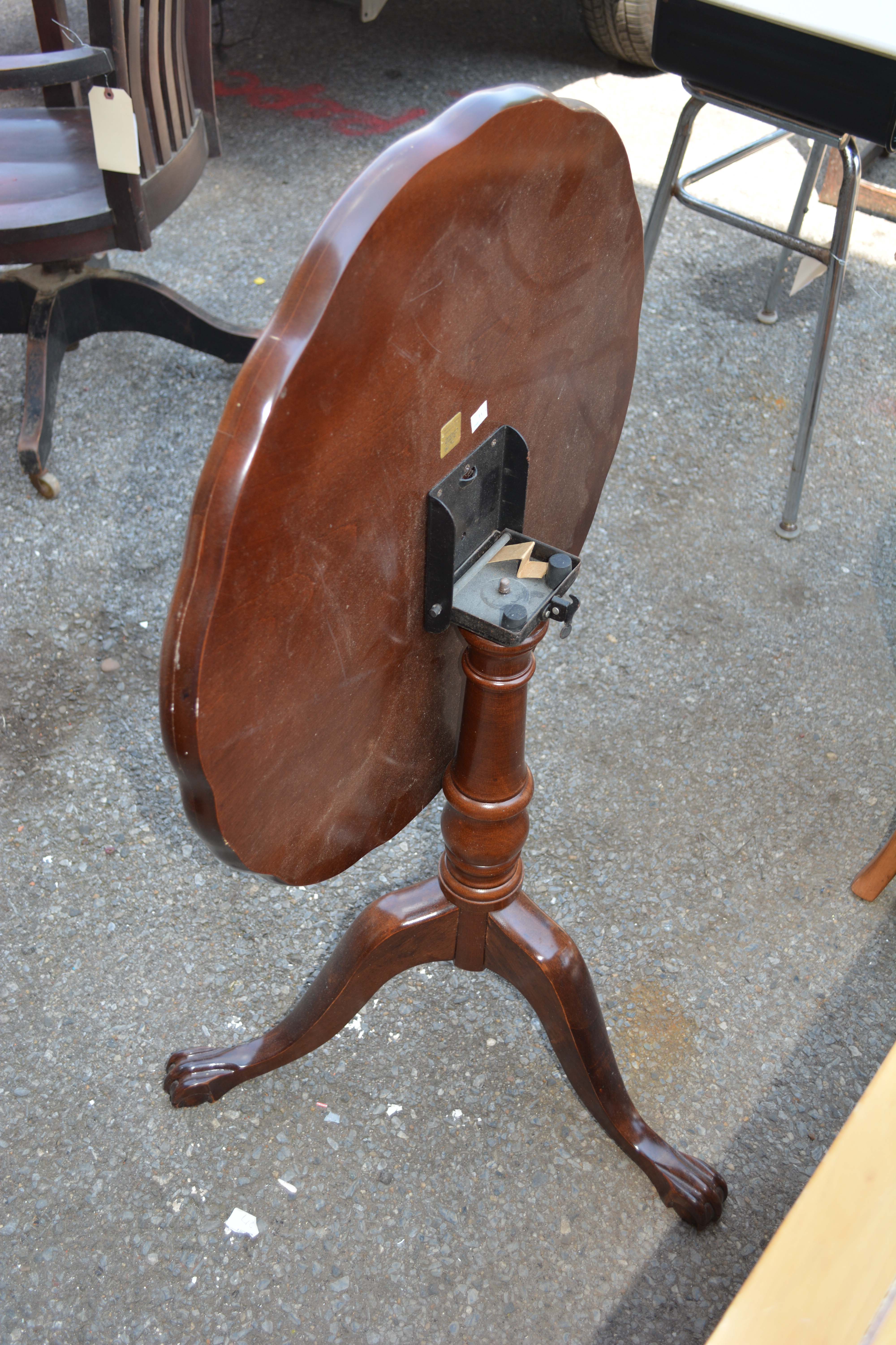 Duncan Phyfe Style Tilt Top Table by The Bombay Company