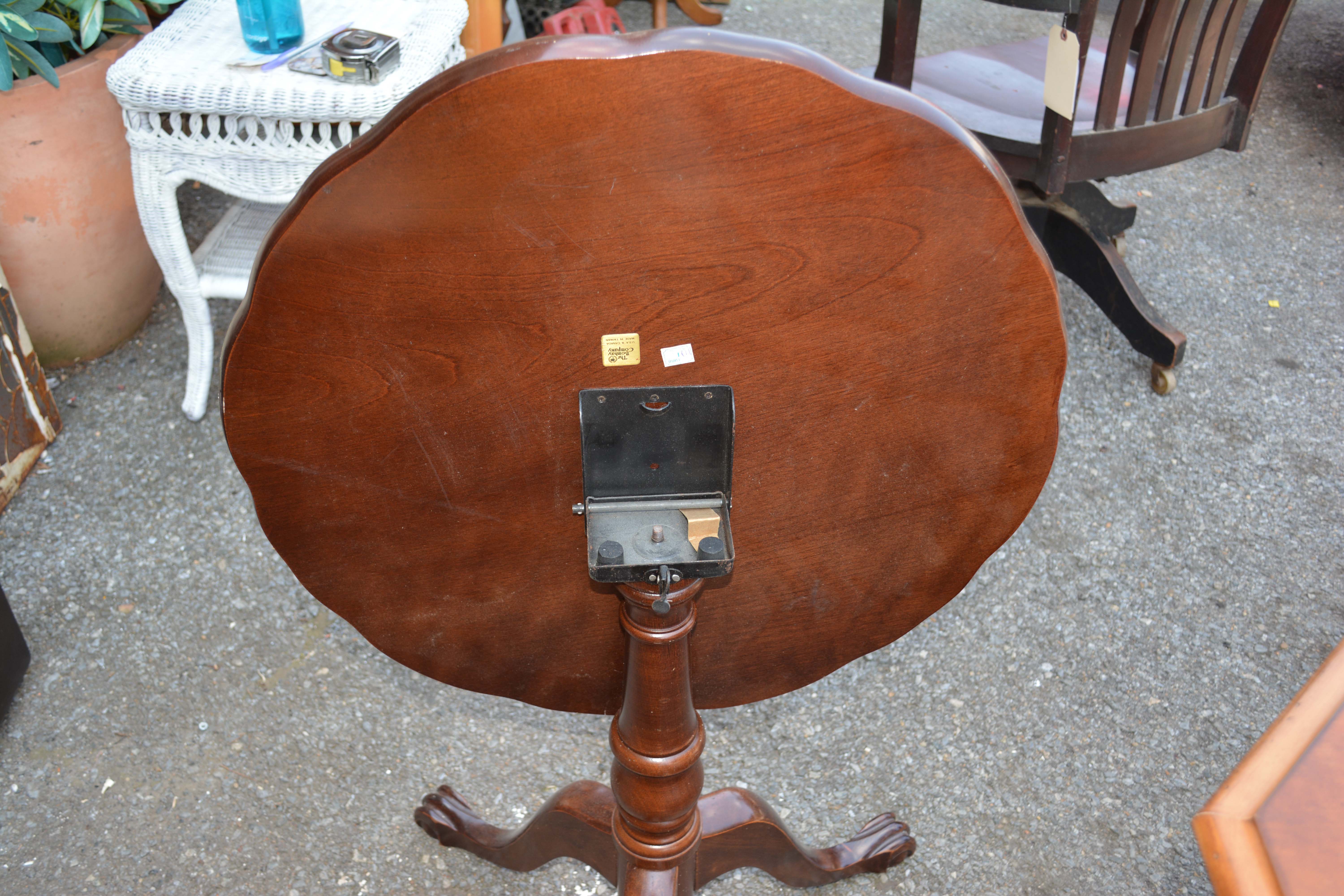 Duncan Phyfe Style Tilt Top Table by The Bombay Company