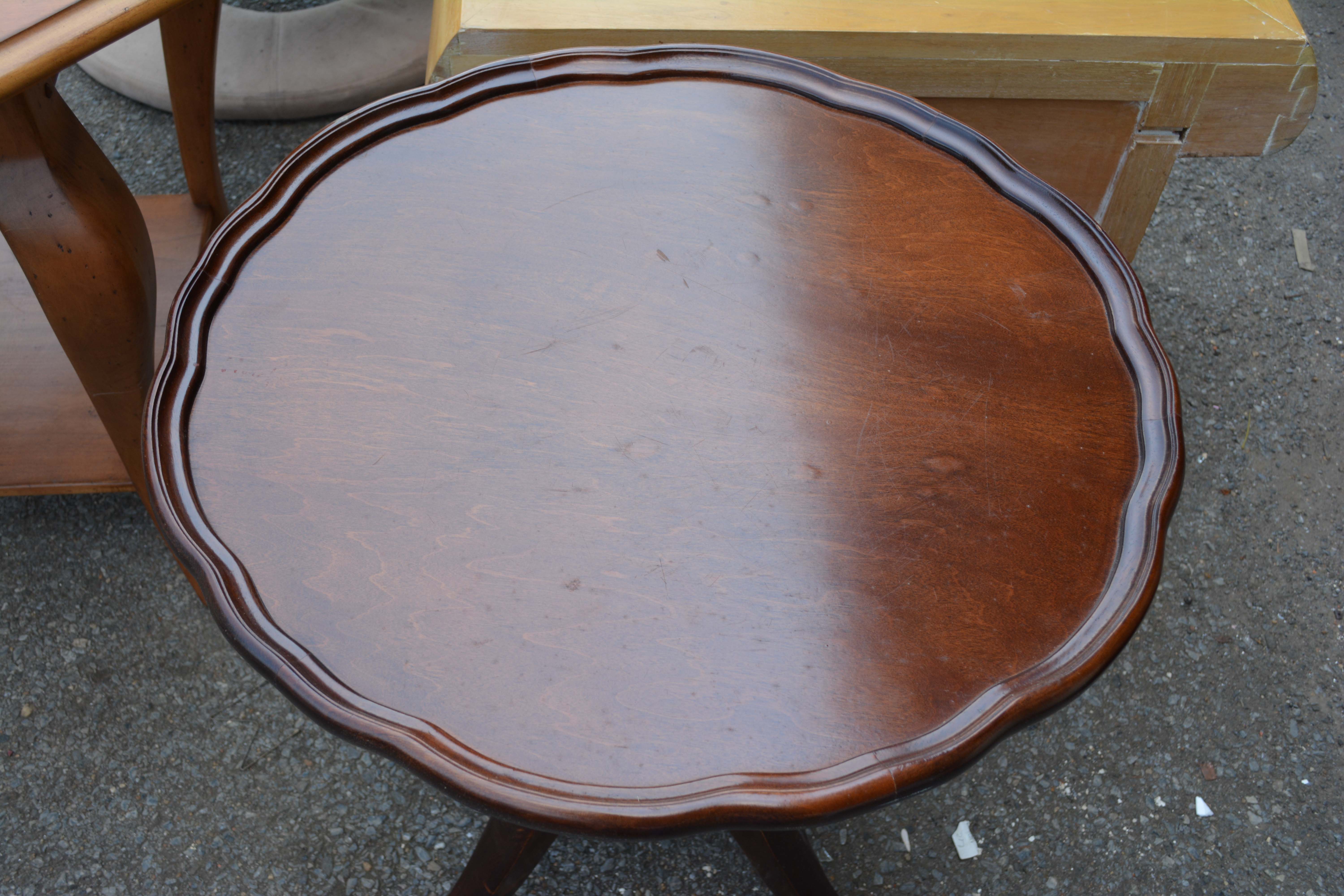 Duncan Phyfe Style Tilt Top Table by The Bombay Company