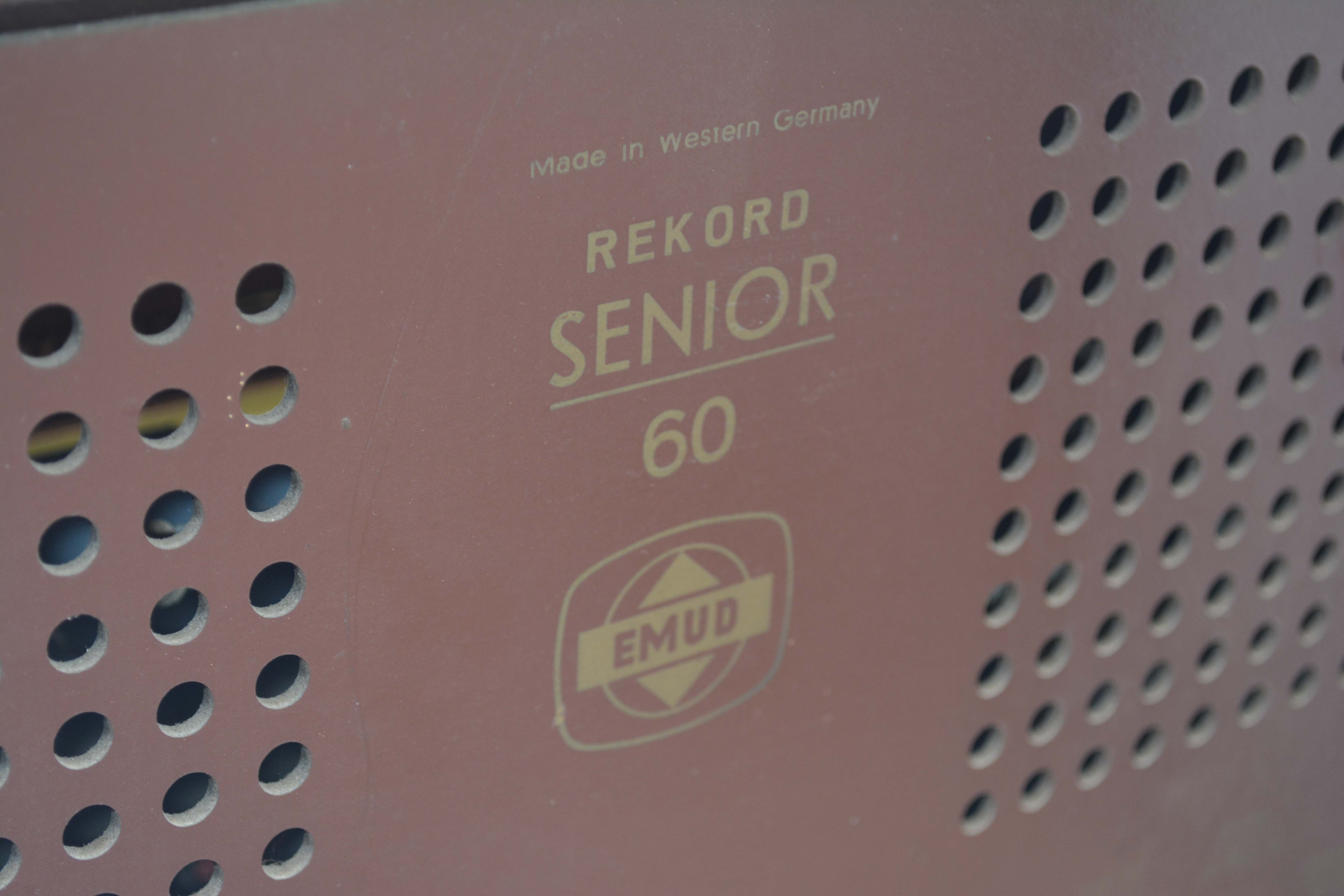 C. 1950s West German EMUD Rekord Senior 60 AM/FM and Shortwave Radio