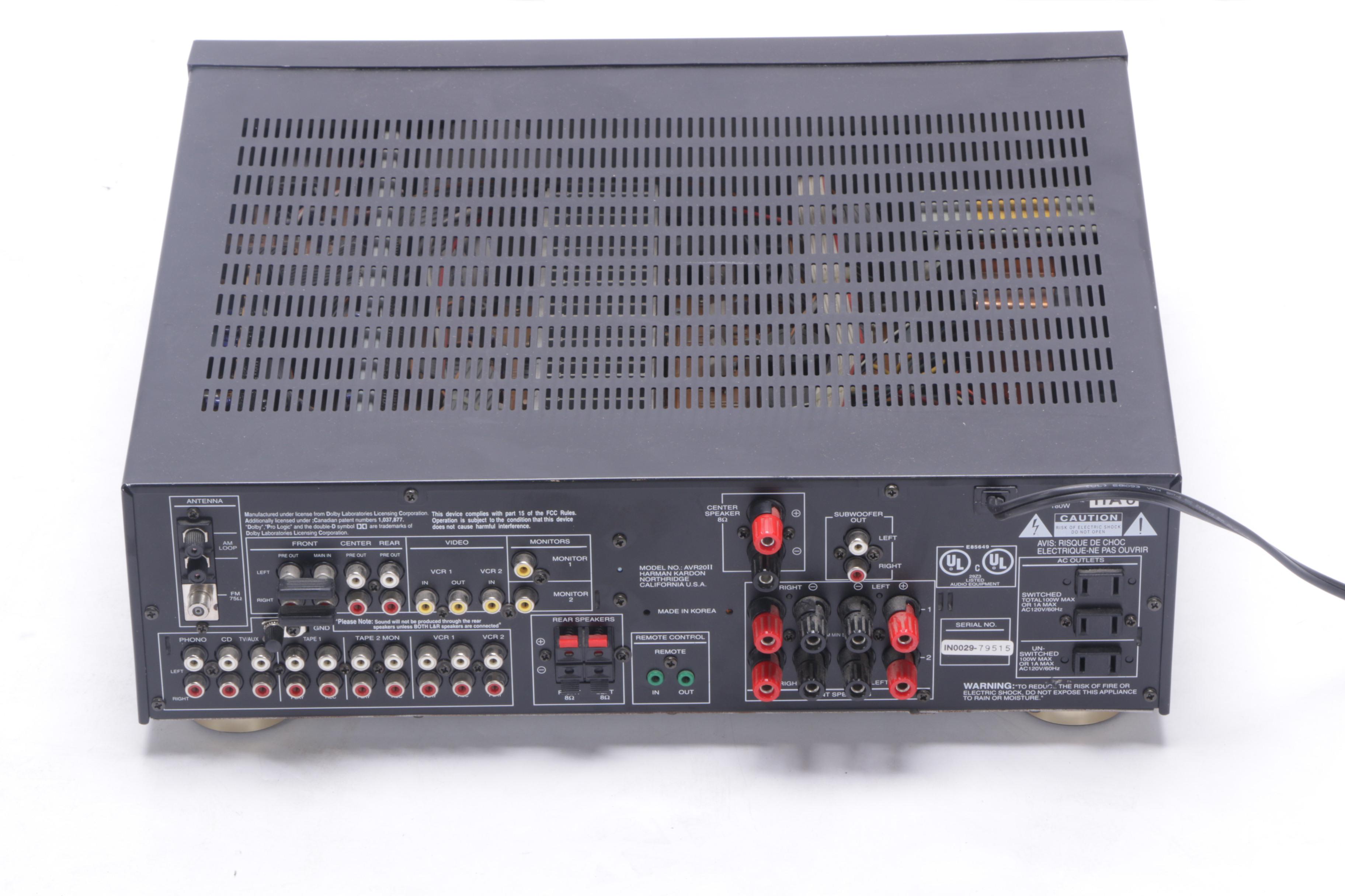 Harman Kardon 5.1 Dolby Surround Audio and Visual Stereo Receiver