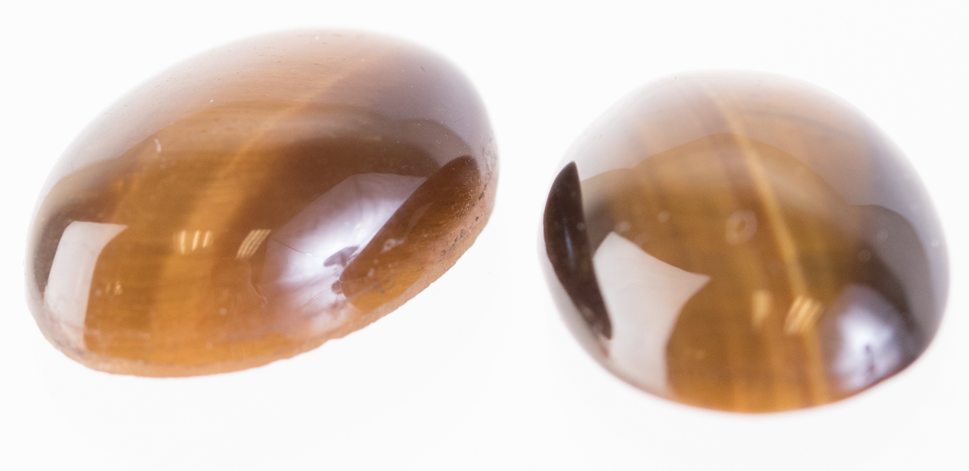 Matched 22.66 CTW Tiger's Eye Cabochon Gemstones