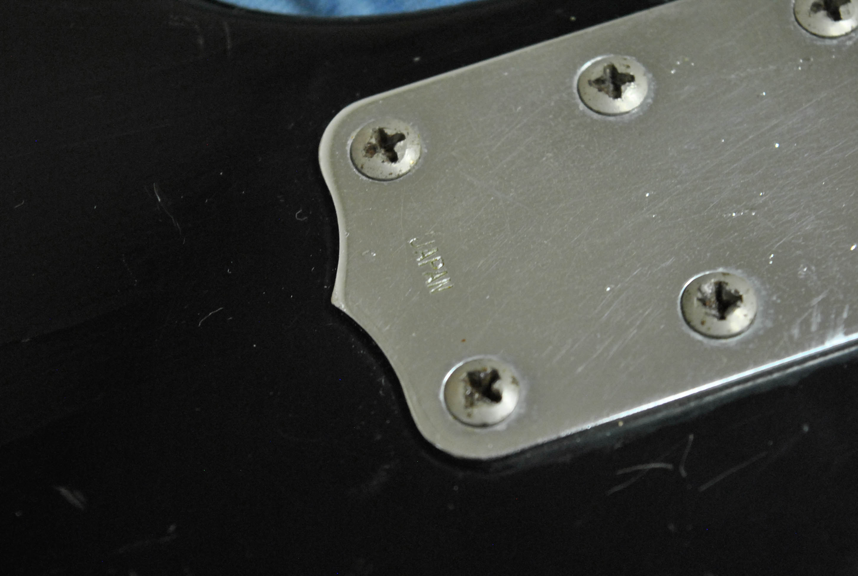 C. 1960s Teisco Electric Bass Guitar and Road Runner Gig Bag