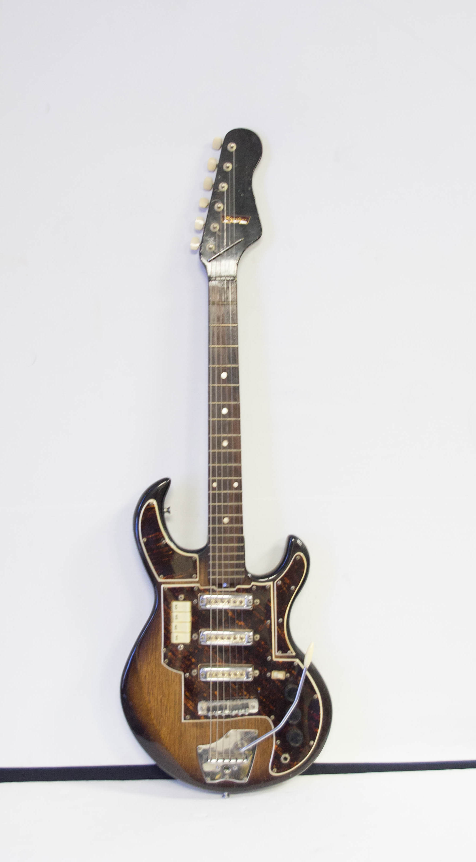 C. 1960s Ibanez Maxitone Electric Guitar and Case