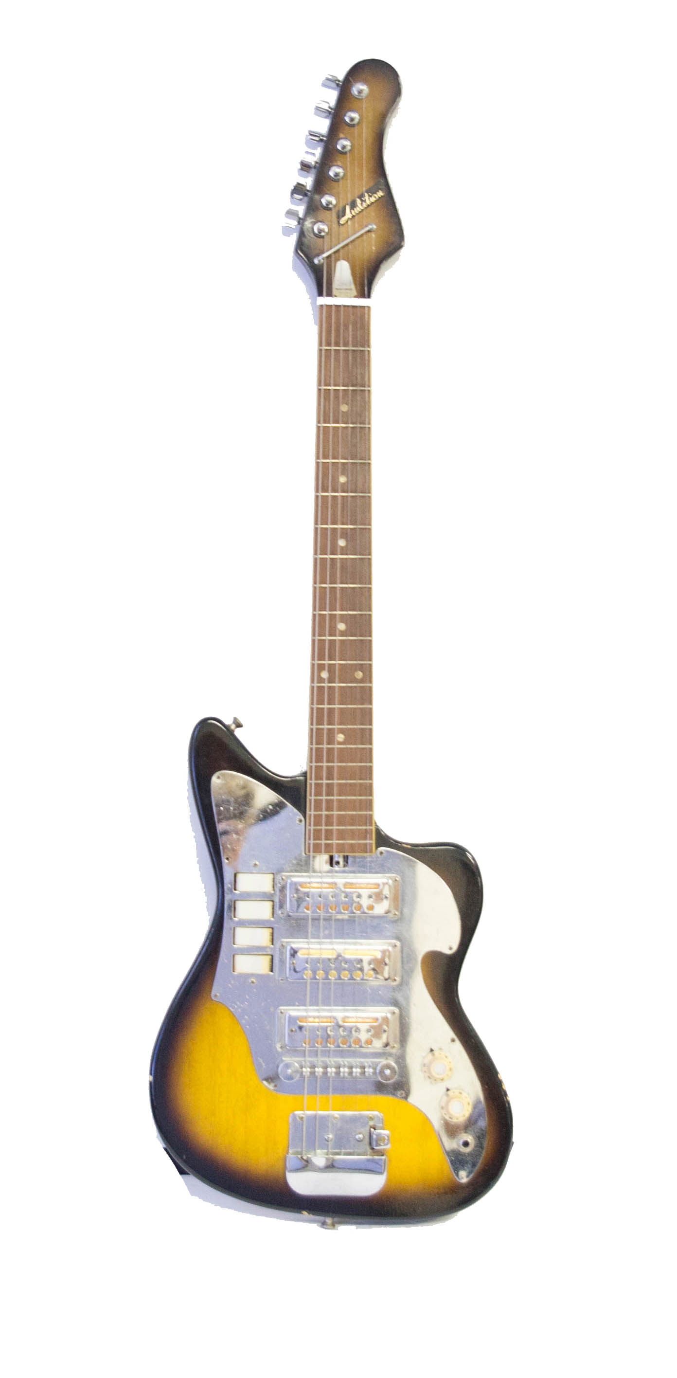 C. 1960s Teisco Audition Electric Guitar and Case