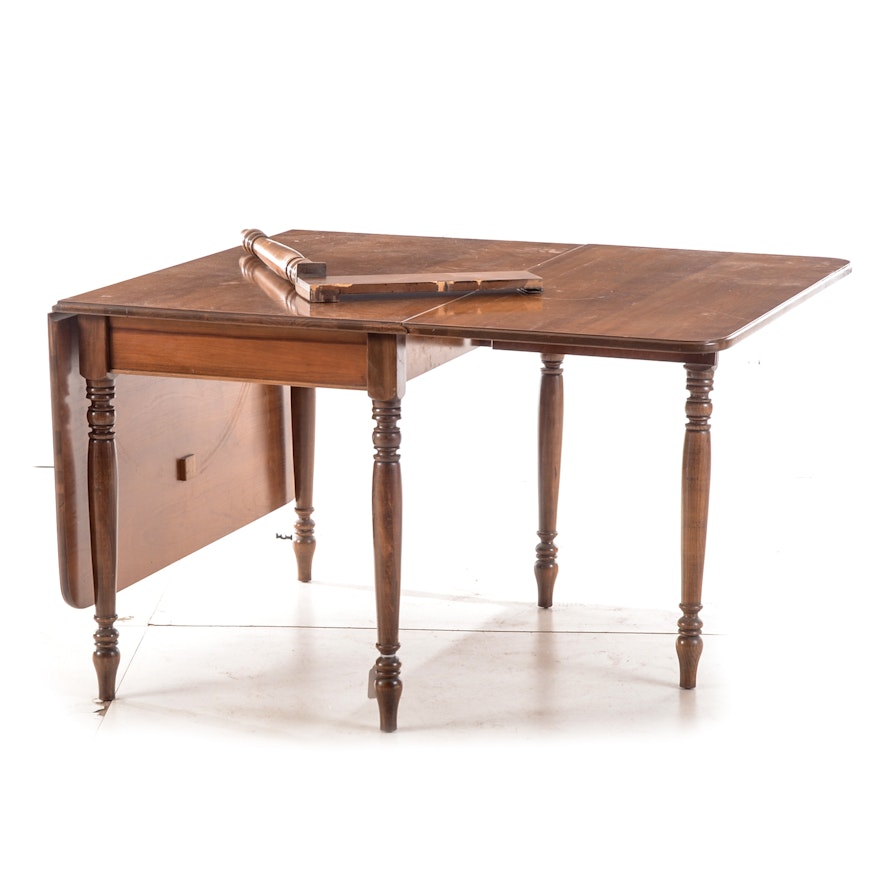 Walnut Drop-Leaf Dining Table