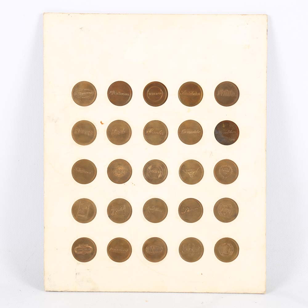 The Franklin Mint Antique Car Coin Collection