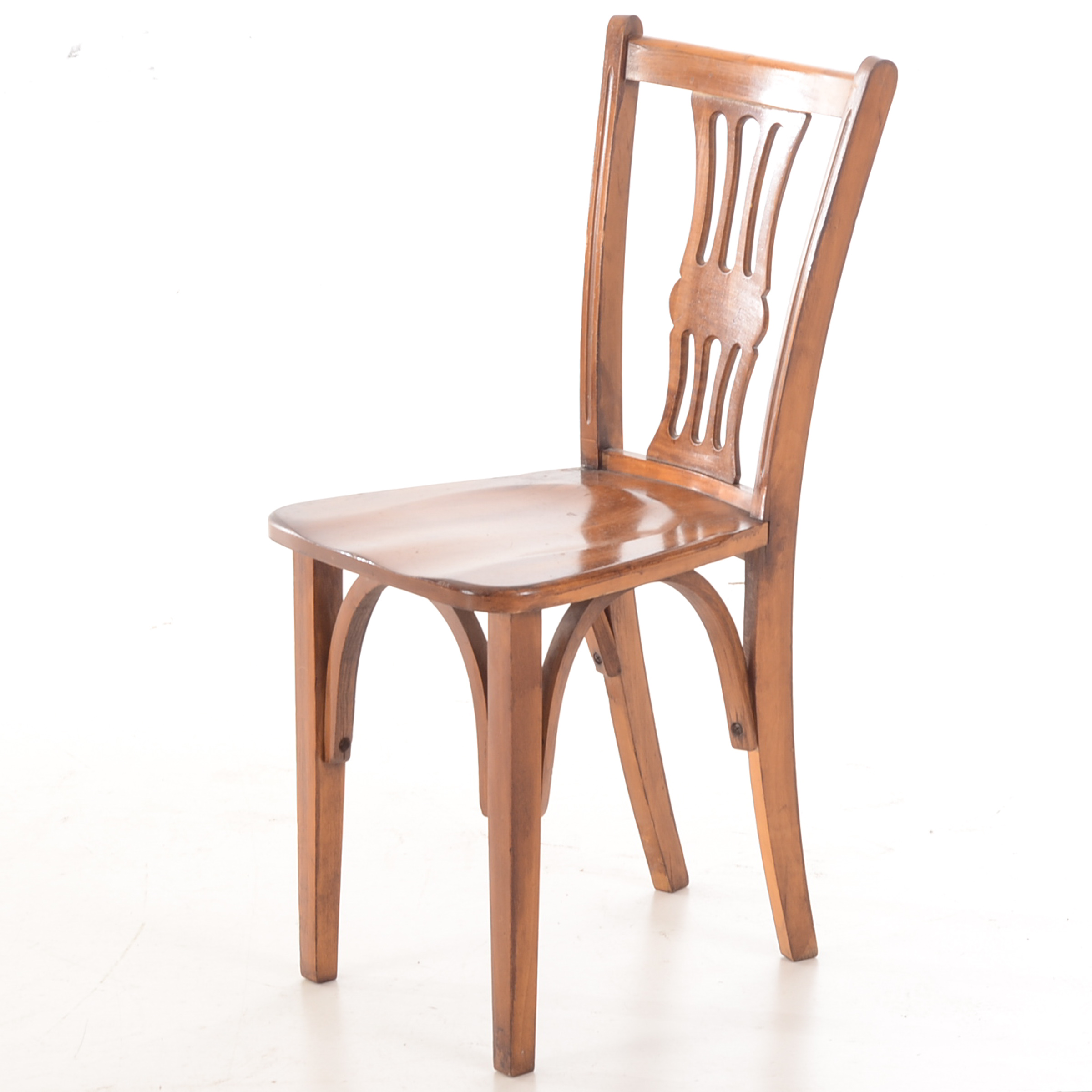 Three Vintage Birch Side Chairs