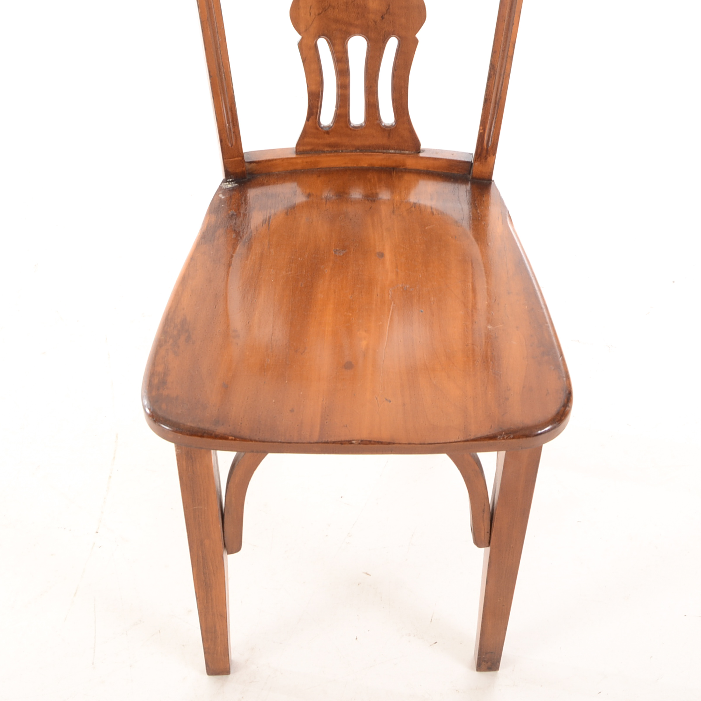 Three Vintage Birch Side Chairs