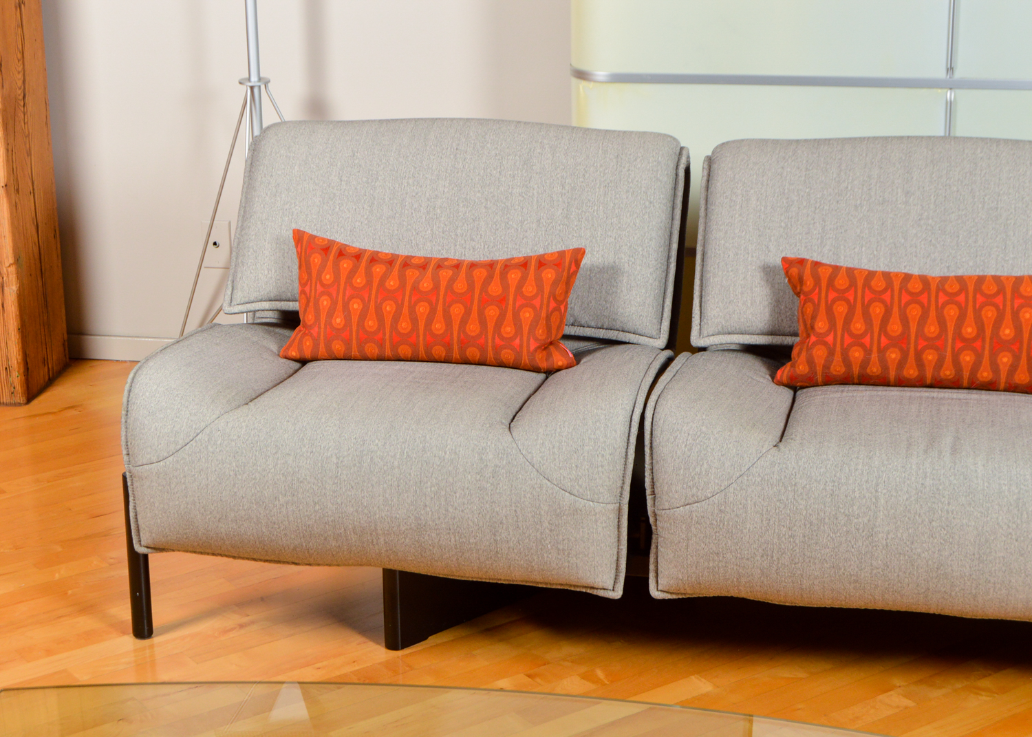 Convertible Sofa in the Style of Vico Magistretti's Veranda 3 Design for Cassina