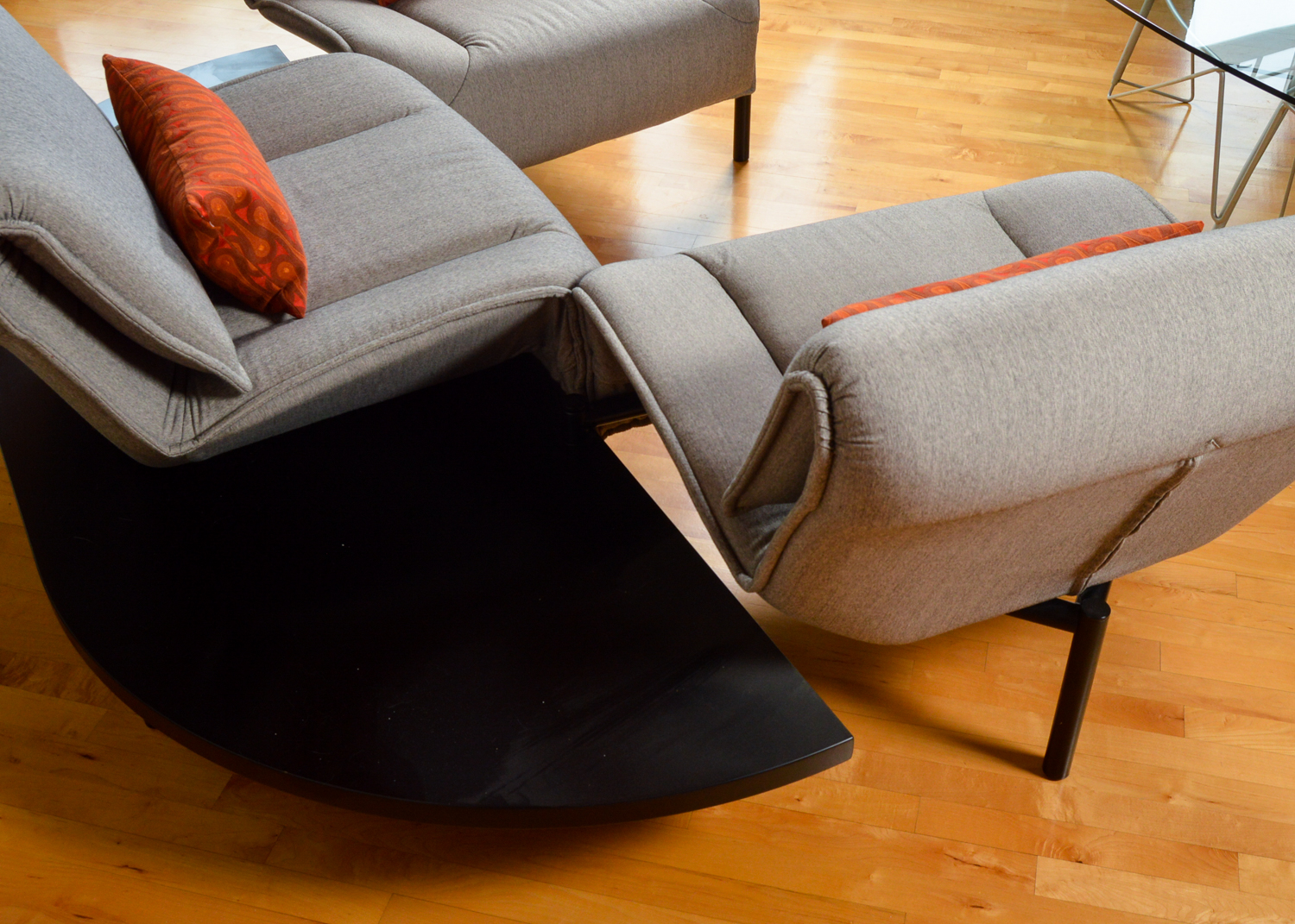 Convertible Sofa in the Style of Vico Magistretti's Veranda 3 Design for Cassina