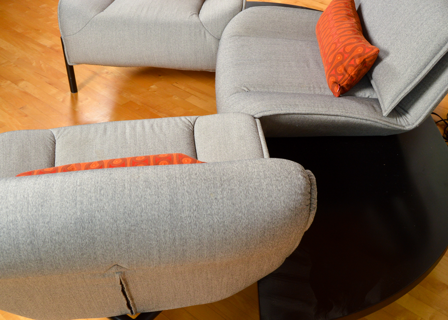 Convertible Sofa in the Style of Vico Magistretti's Veranda 3 Design for Cassina