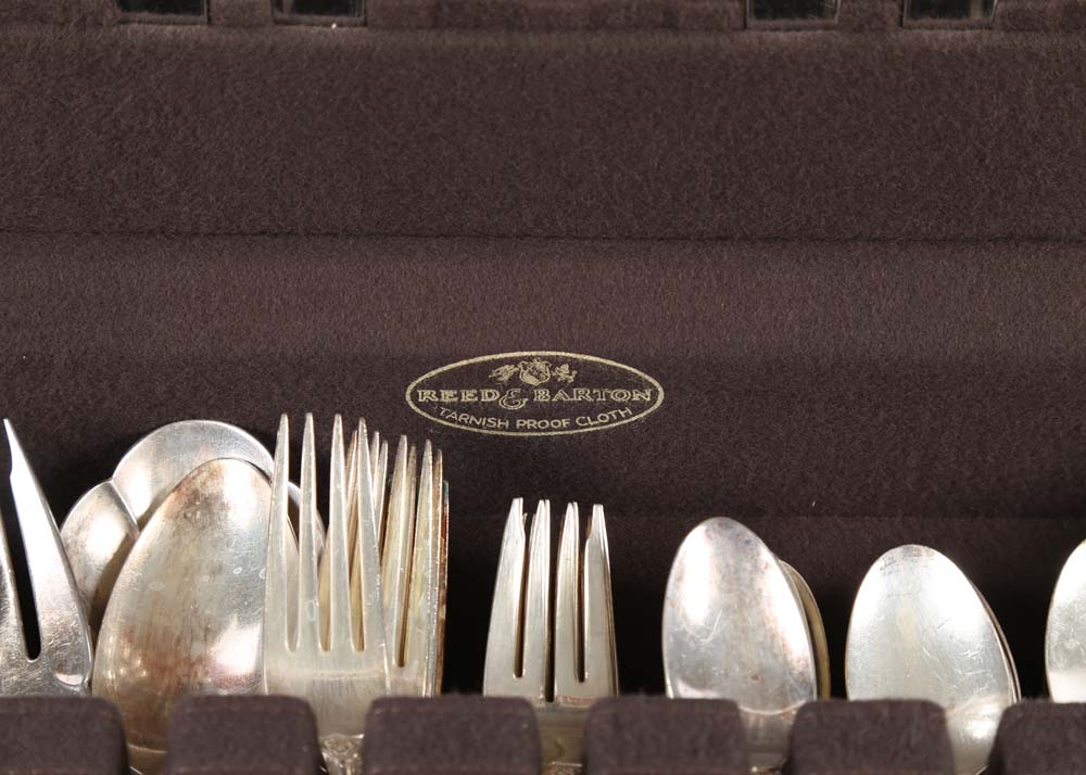 Rogers Brothers Silver Plate "Heritage" Flatware Set
