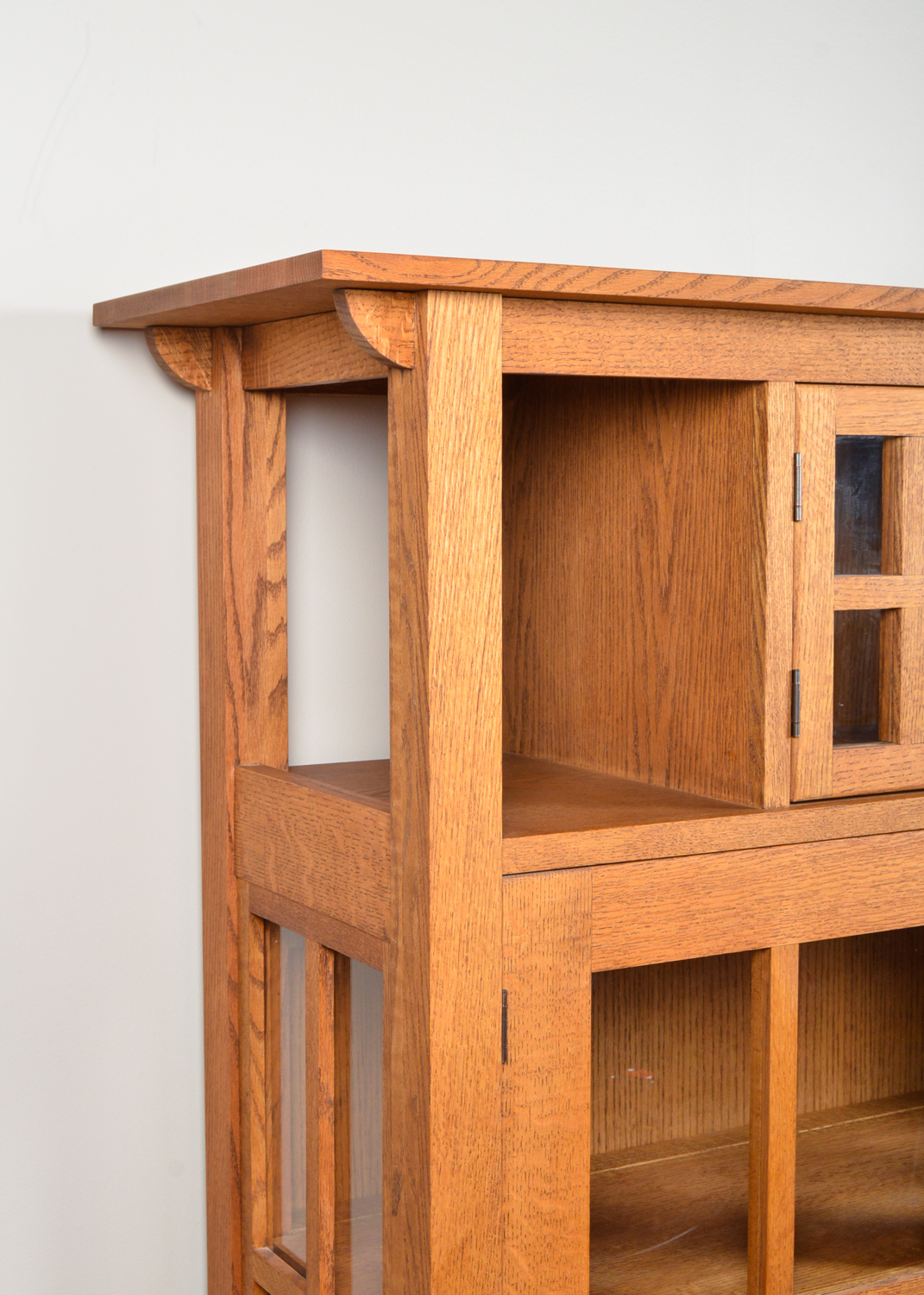 Mission Style Oak Bookcase