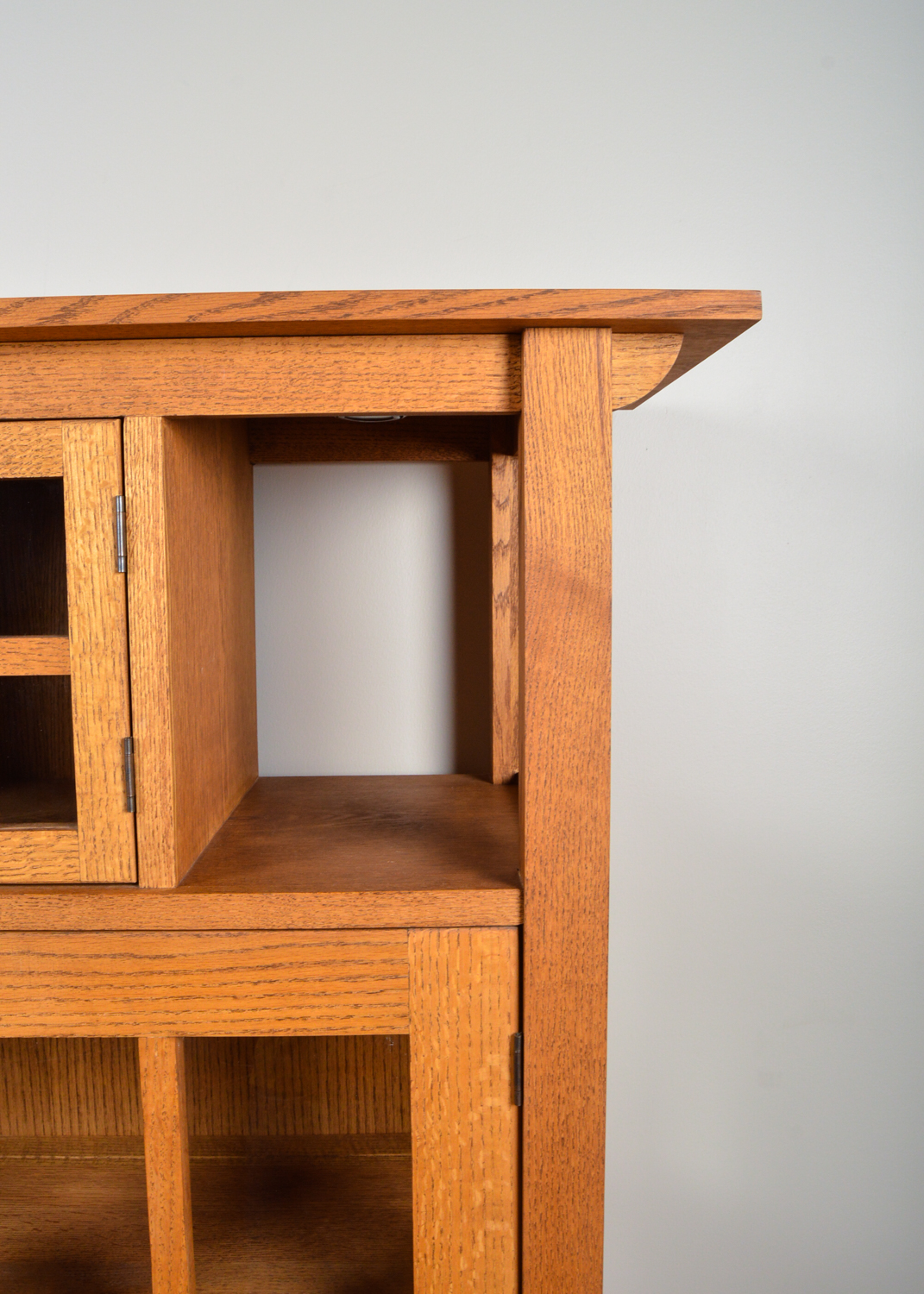 Mission Style Oak Bookcase