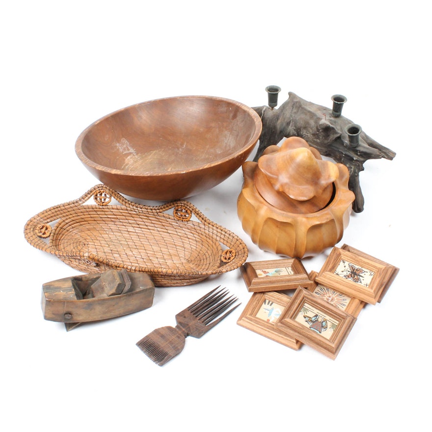 Woodenware Decor Grouping