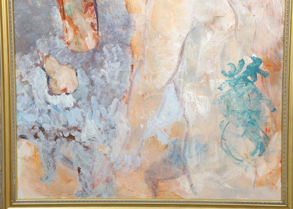 Oil Painting of Female Nude Figure