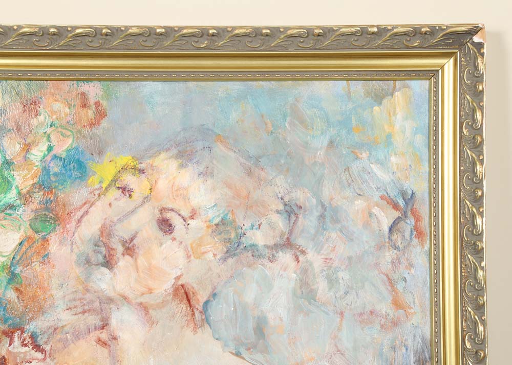 Oil Painting of Female Nude Figure