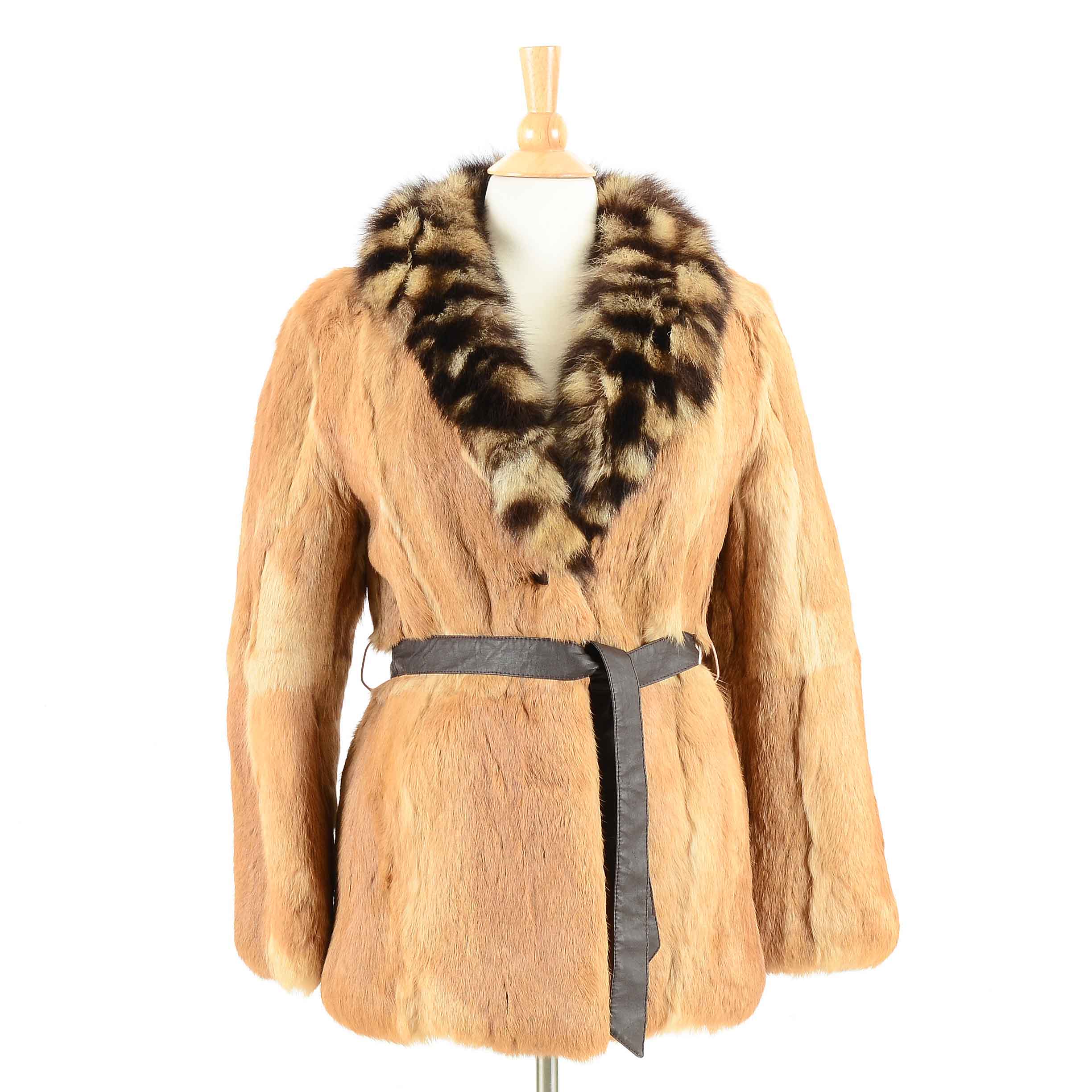 Vintage Rabbit Fur Coat