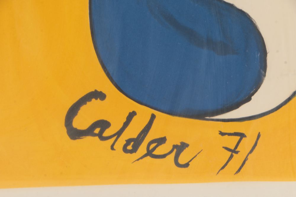 Alexander Calder Exhibiton Poster after "For Young Artists"
