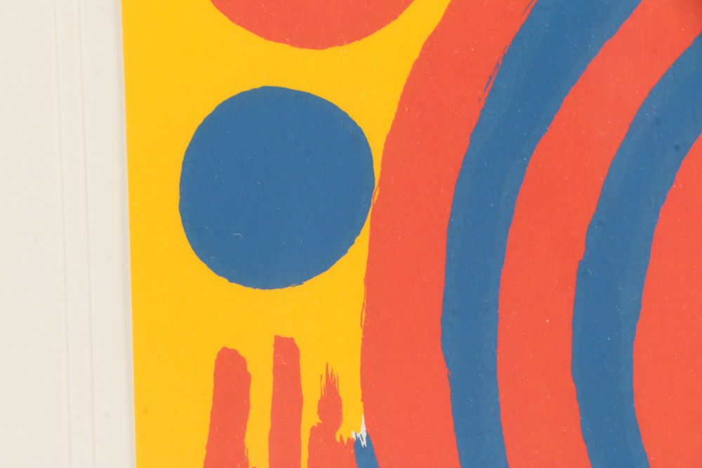 Alexander Calder Limited Edition Color Lithograph