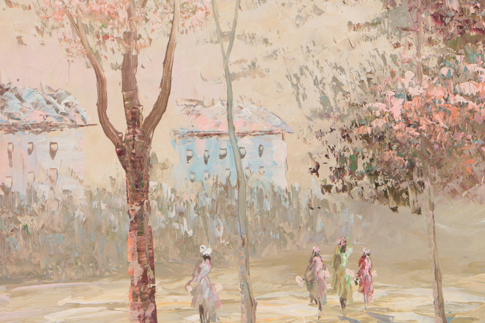 Marie Charlot Oil on Canvas Impressionist Painting