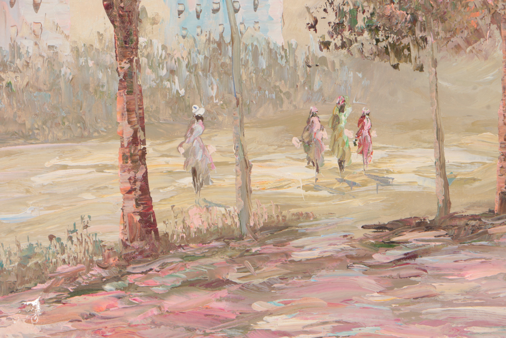 Marie Charlot Oil on Canvas Impressionist Painting